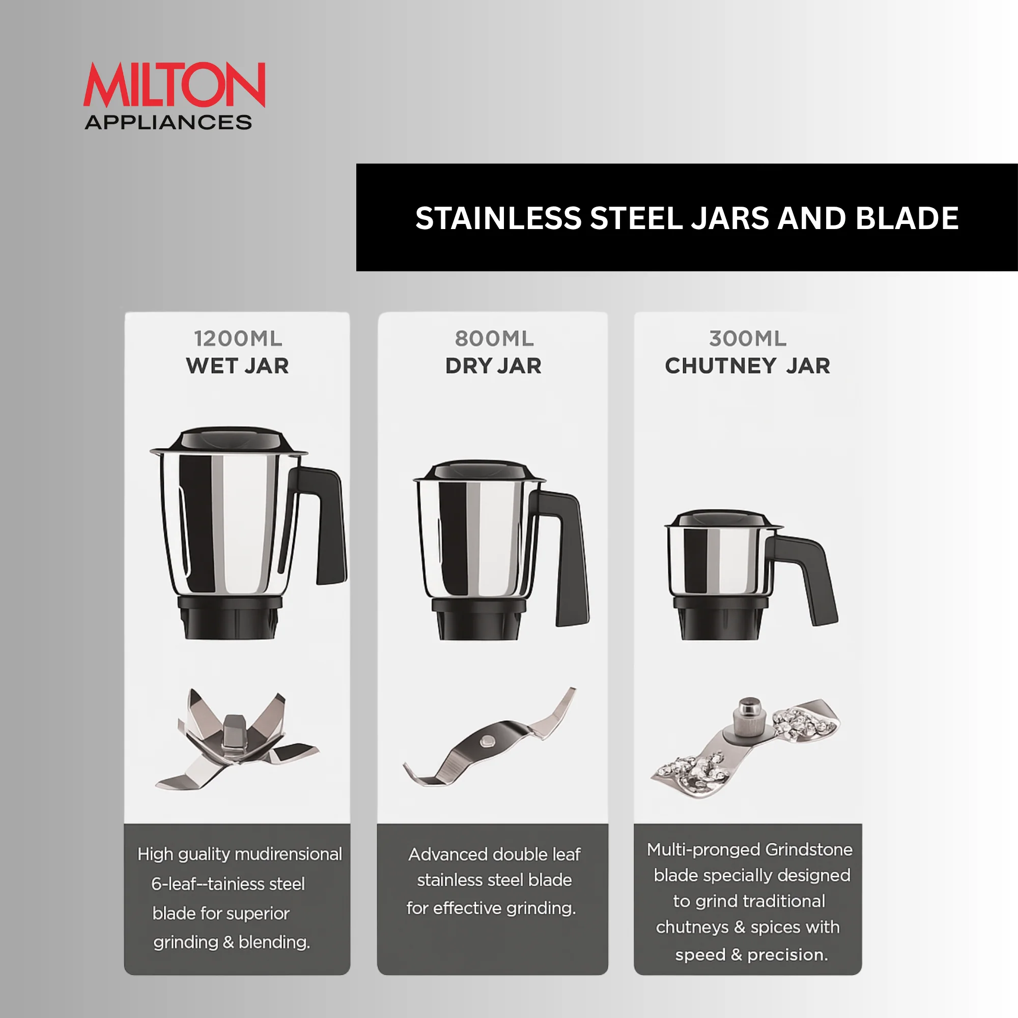 Artis Mixer Grinder (Milton) - Image 4