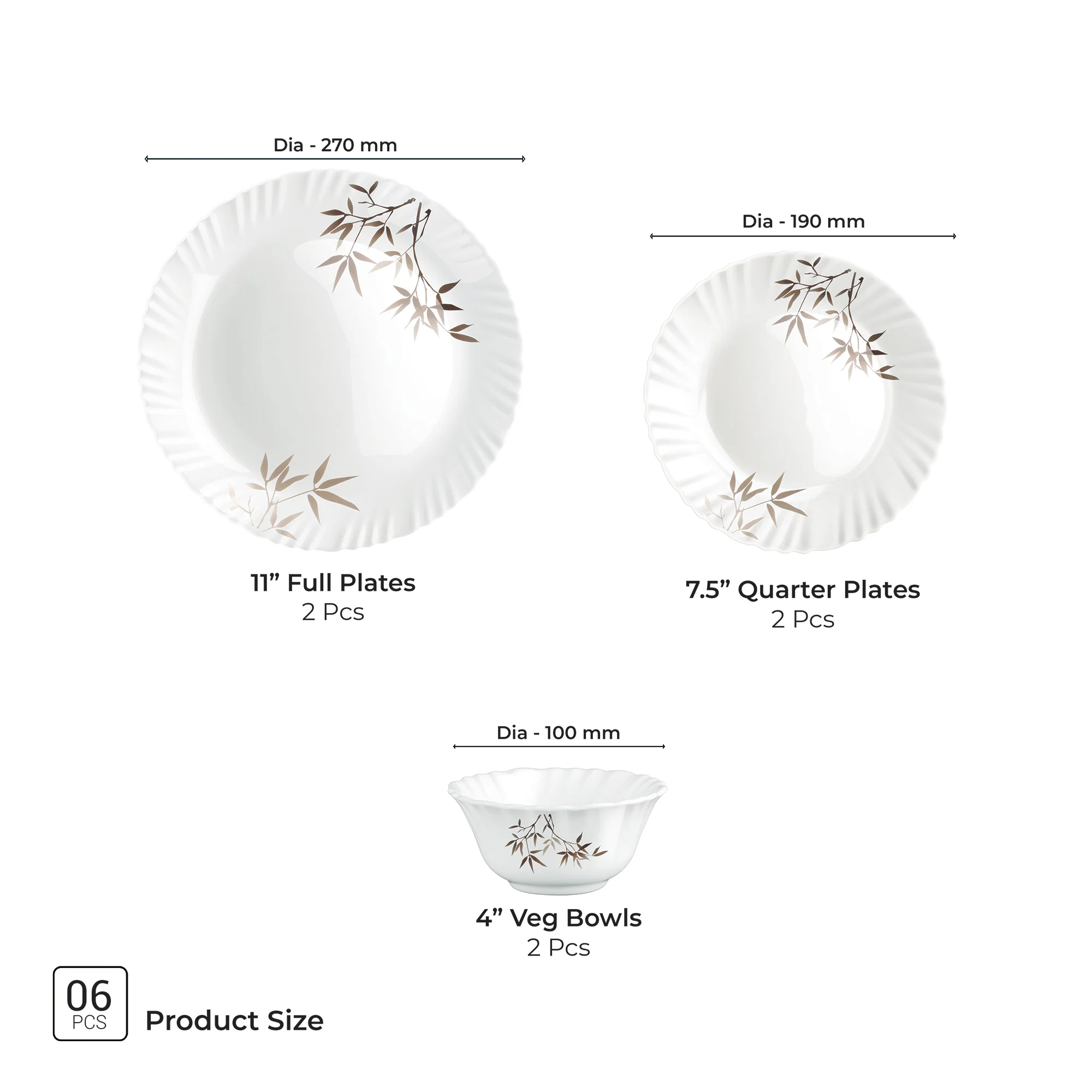 Aurelia Collection Dinner Set - ARASHI - Image 4