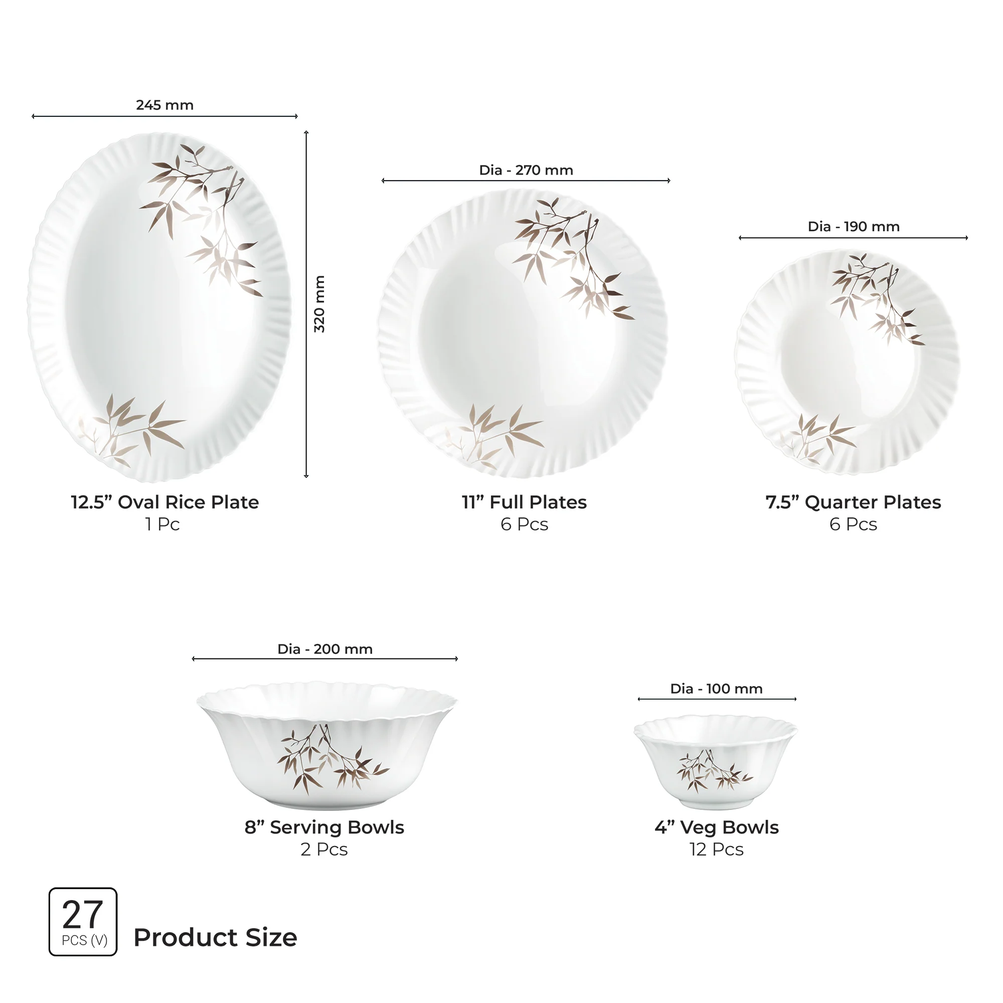 Aurelia Collection Dinner Set - ARASHI - Image 9