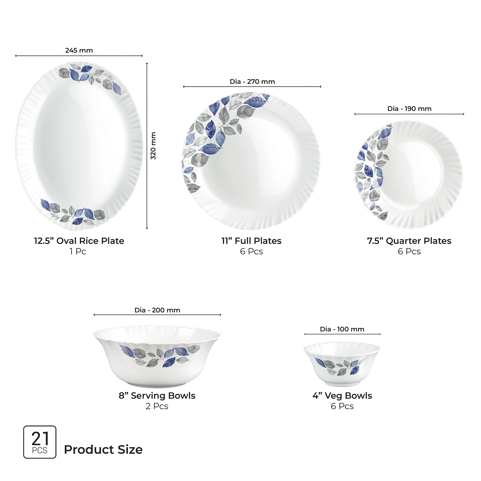 Aurelia Collection Dinner Set - LUNIS - Image 8