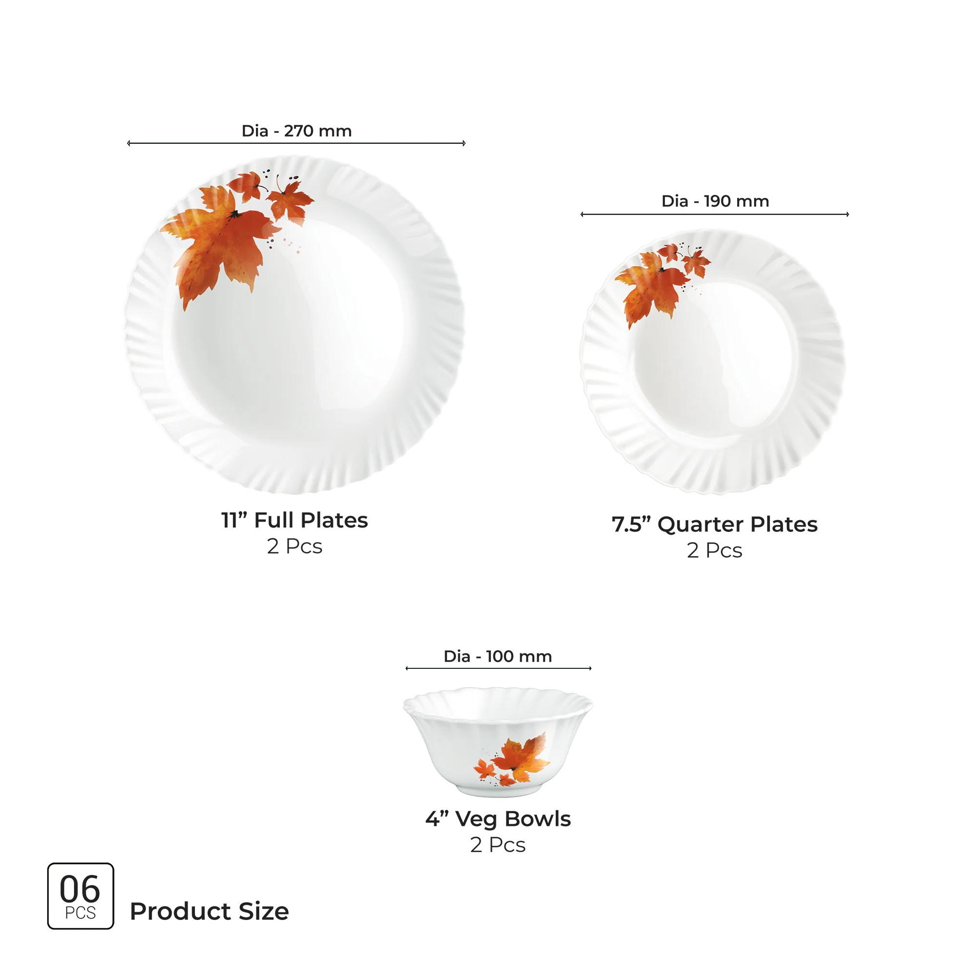 Aurelia Collection Dinner Set - MAPELLE - Image 3