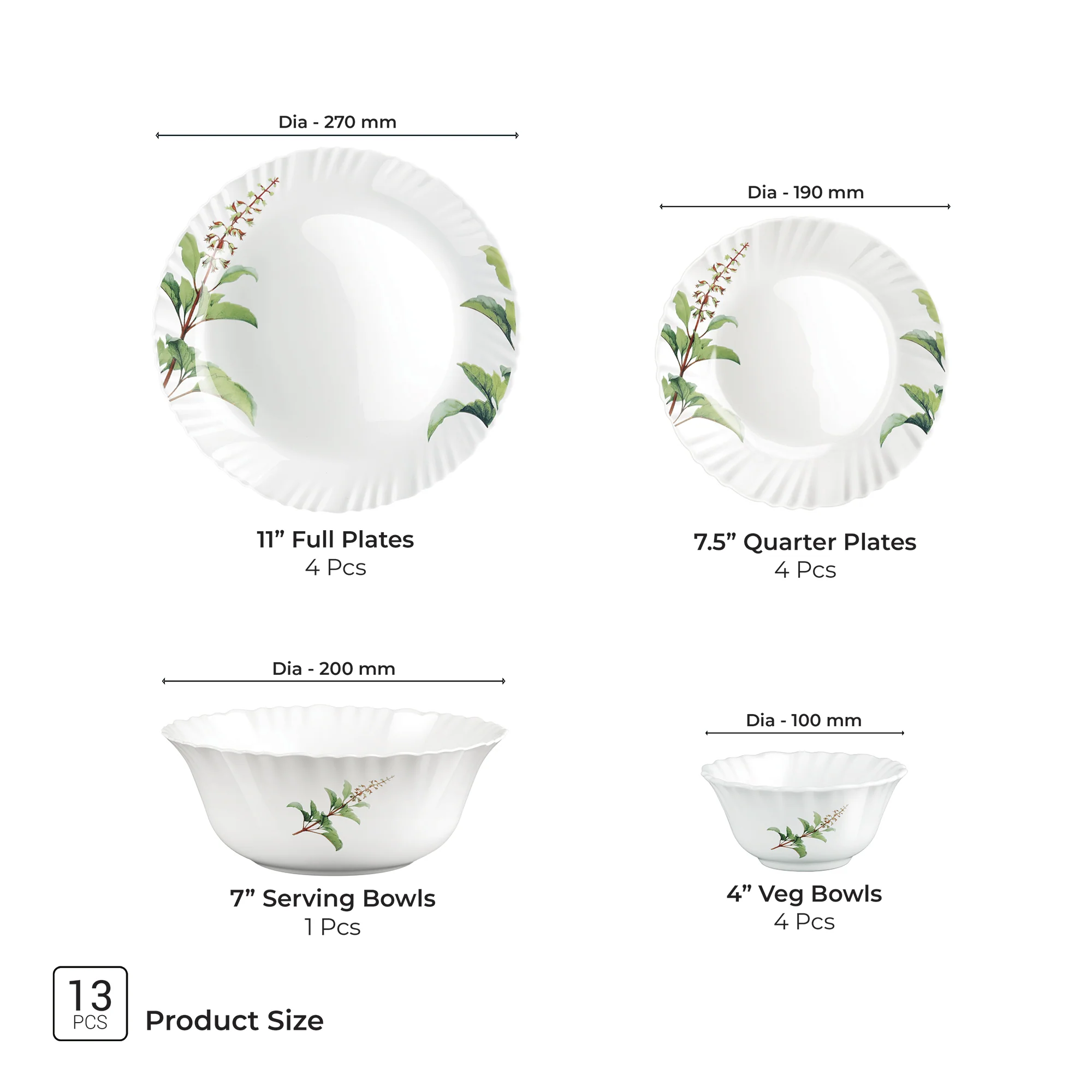 Aurelia Collection Dinner Set - SAVIRA - Image 4