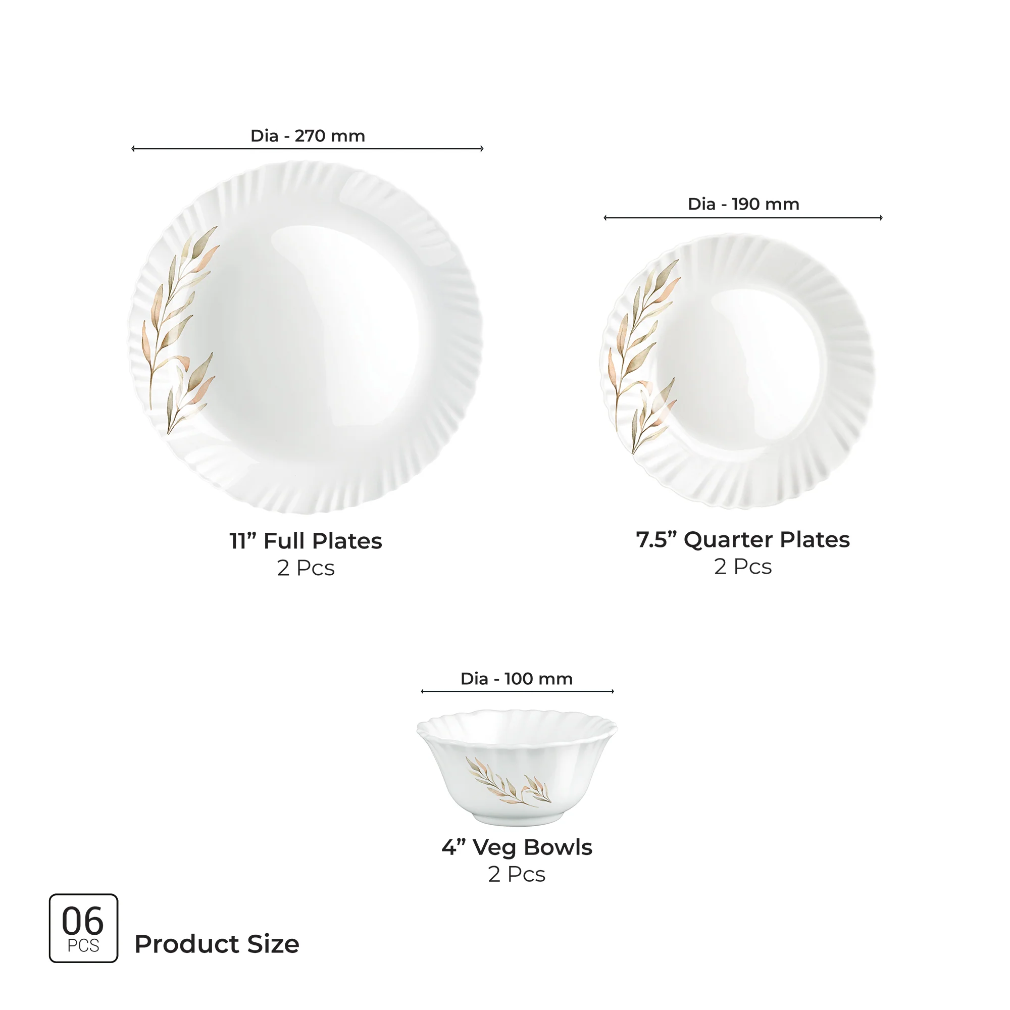Aurelia Collection Dinner Set - SELENE - Image 4