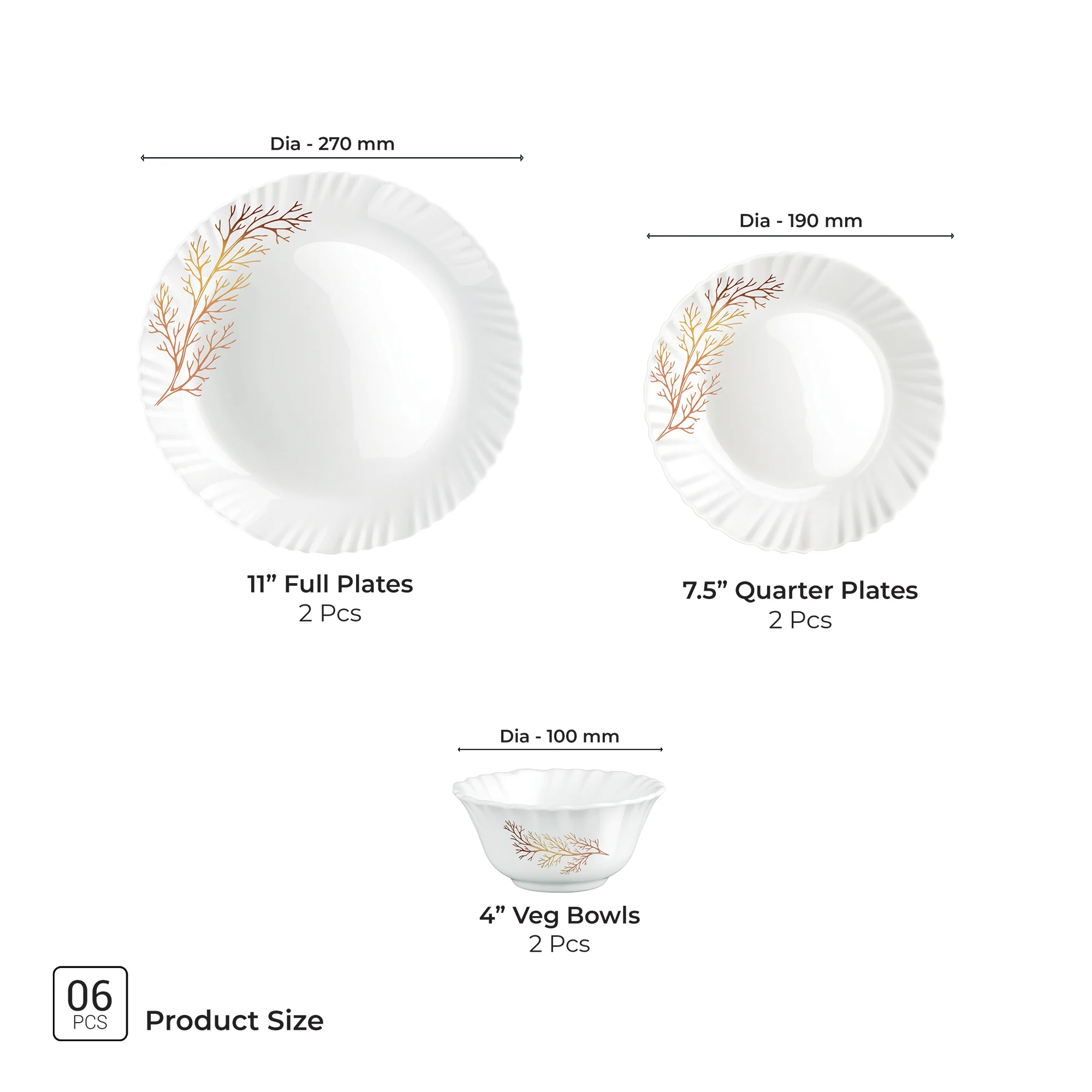 Aurelia Collection Dinner Set - SILVIA - Image 4