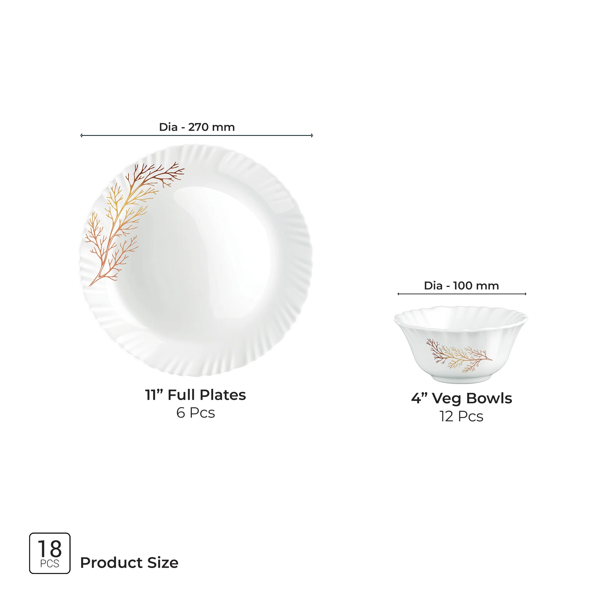 Aurelia Collection Dinner Set - SILVIA - Image 6