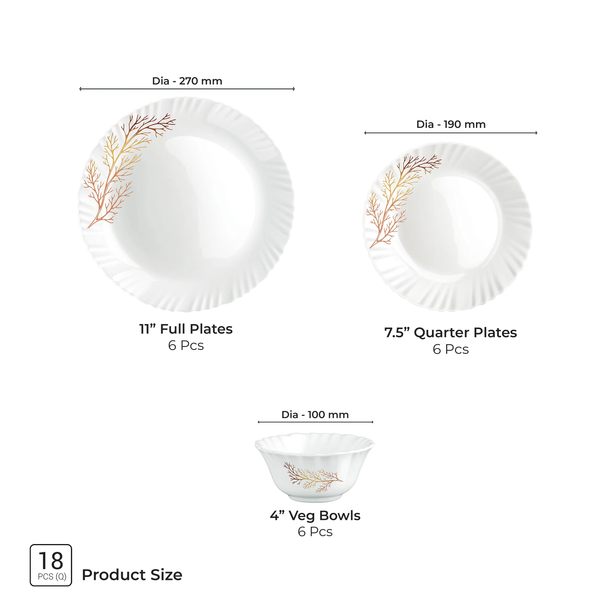 Aurelia Collection Dinner Set - SILVIA - Image 7