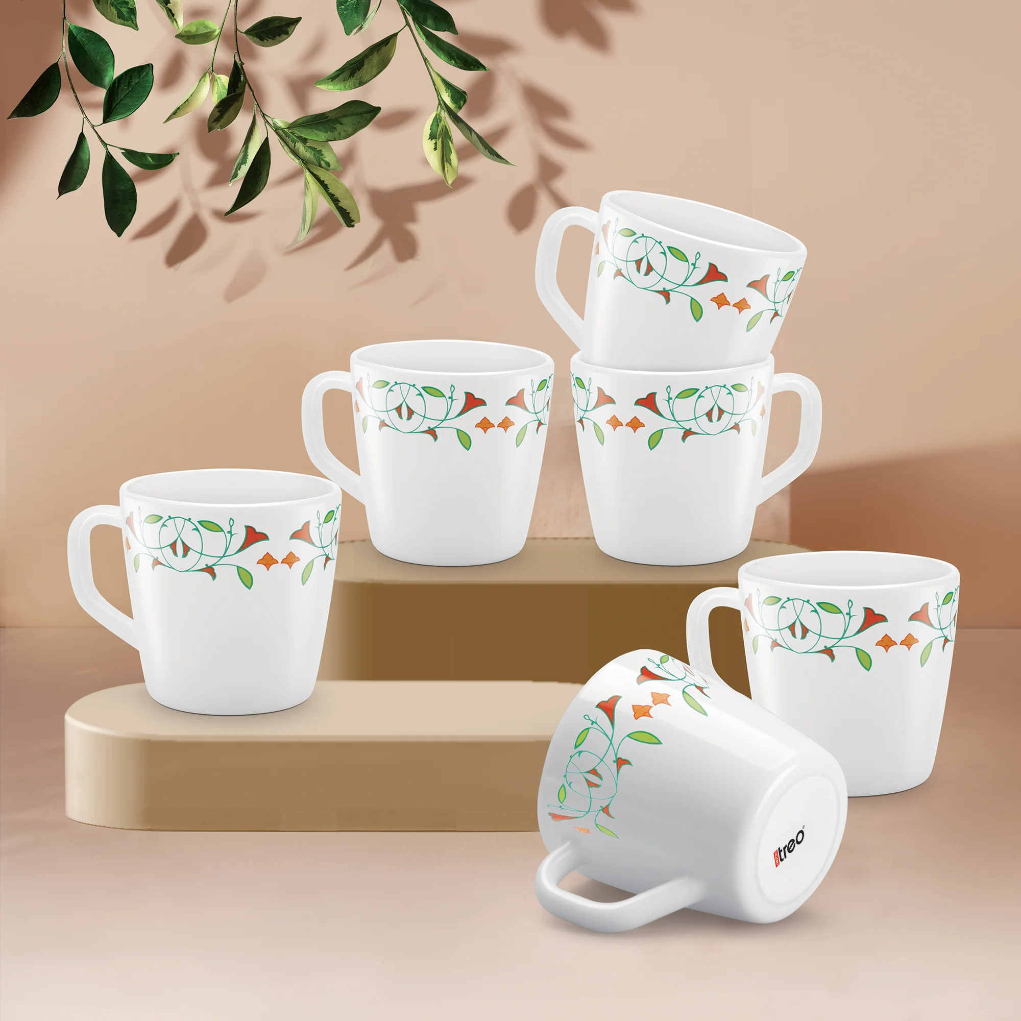 Carmine Cup Set - MEENA (Treo by Milton)