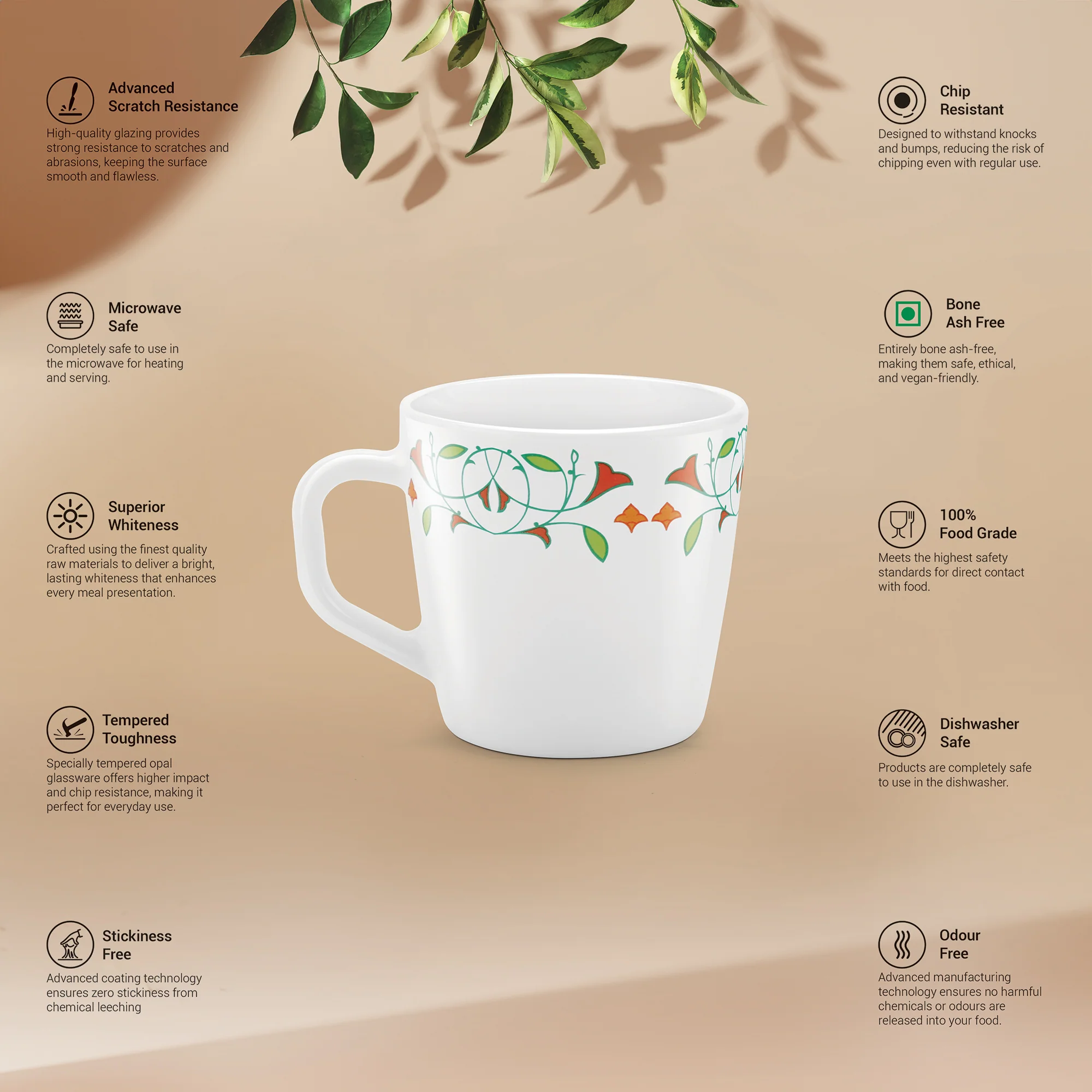 Carmine Cup Set - MEENA (Treo by Milton) - Image 2