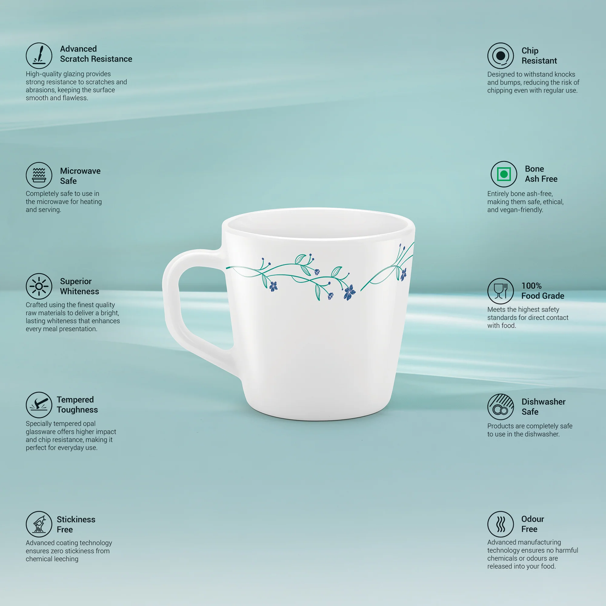 Carmine Cup Set - MUREL (Treo by Milton) - Image 2