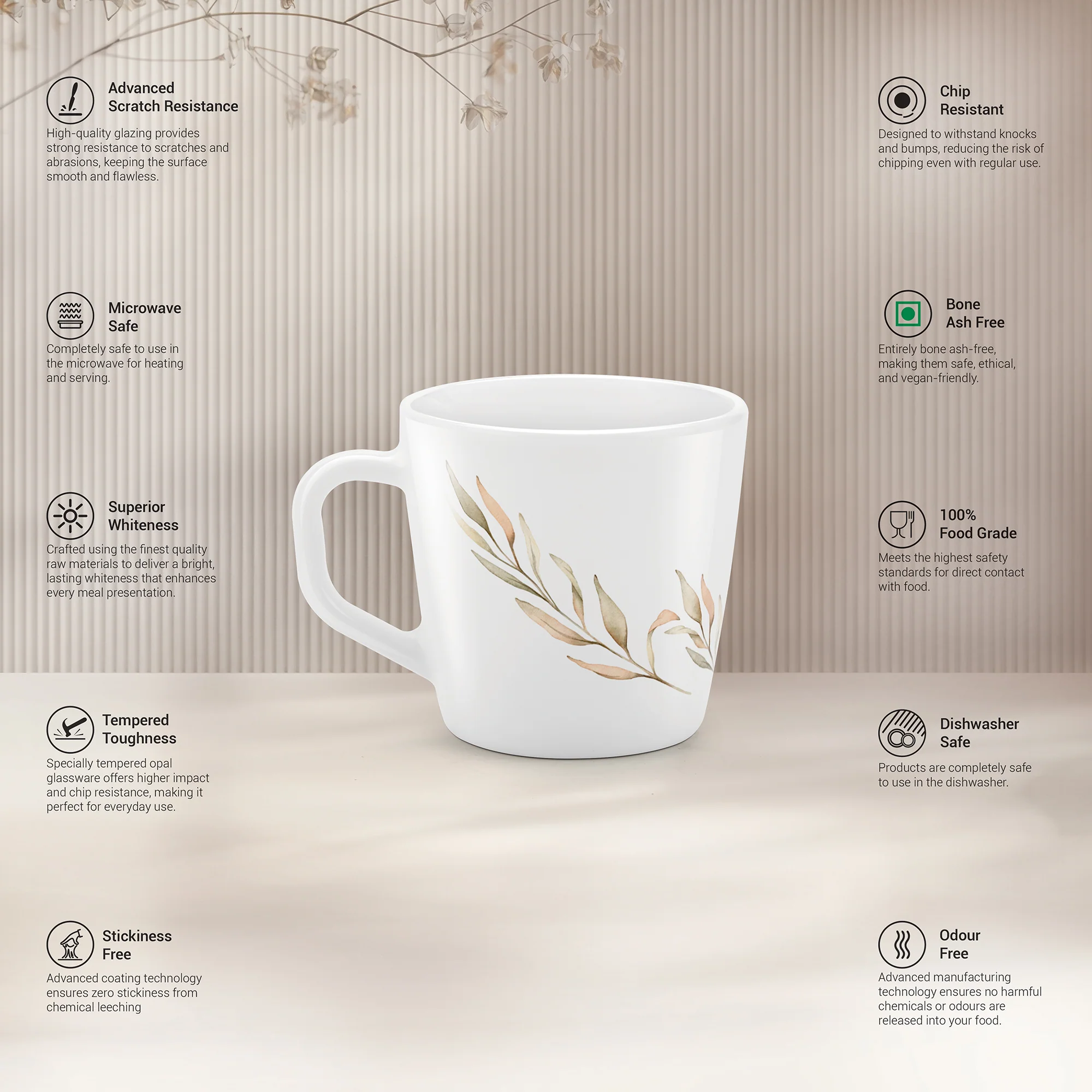 Carmine Cup Set - SELENE (Treo by Milton) - Image 2