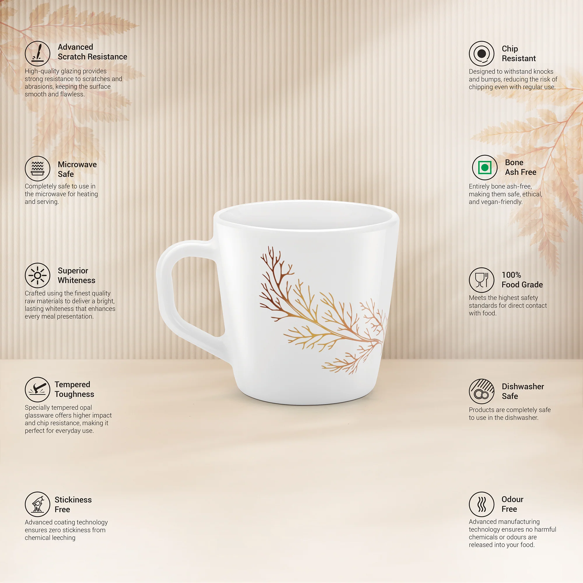 Carmine Cup Set - SILVIA (Treo by Milton) - Image 2