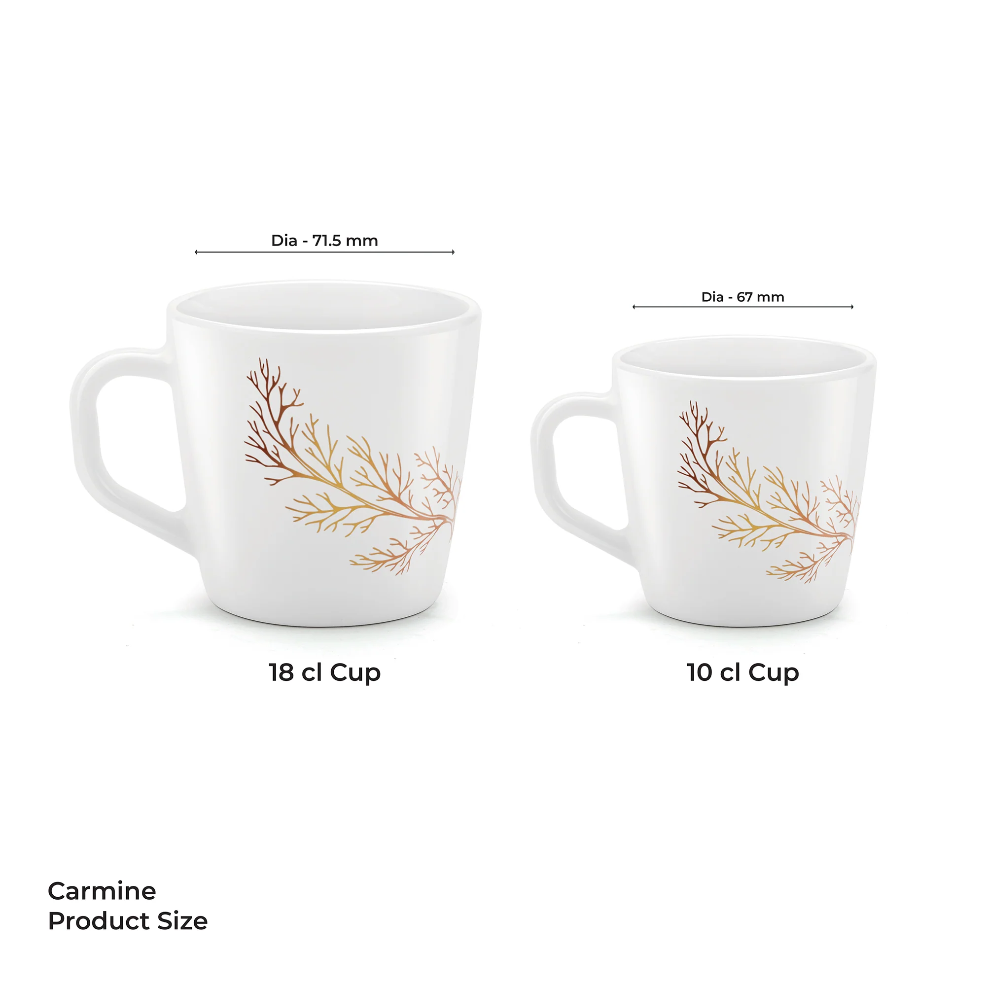Carmine Cup Set - SILVIA (Treo by Milton) - Image 3