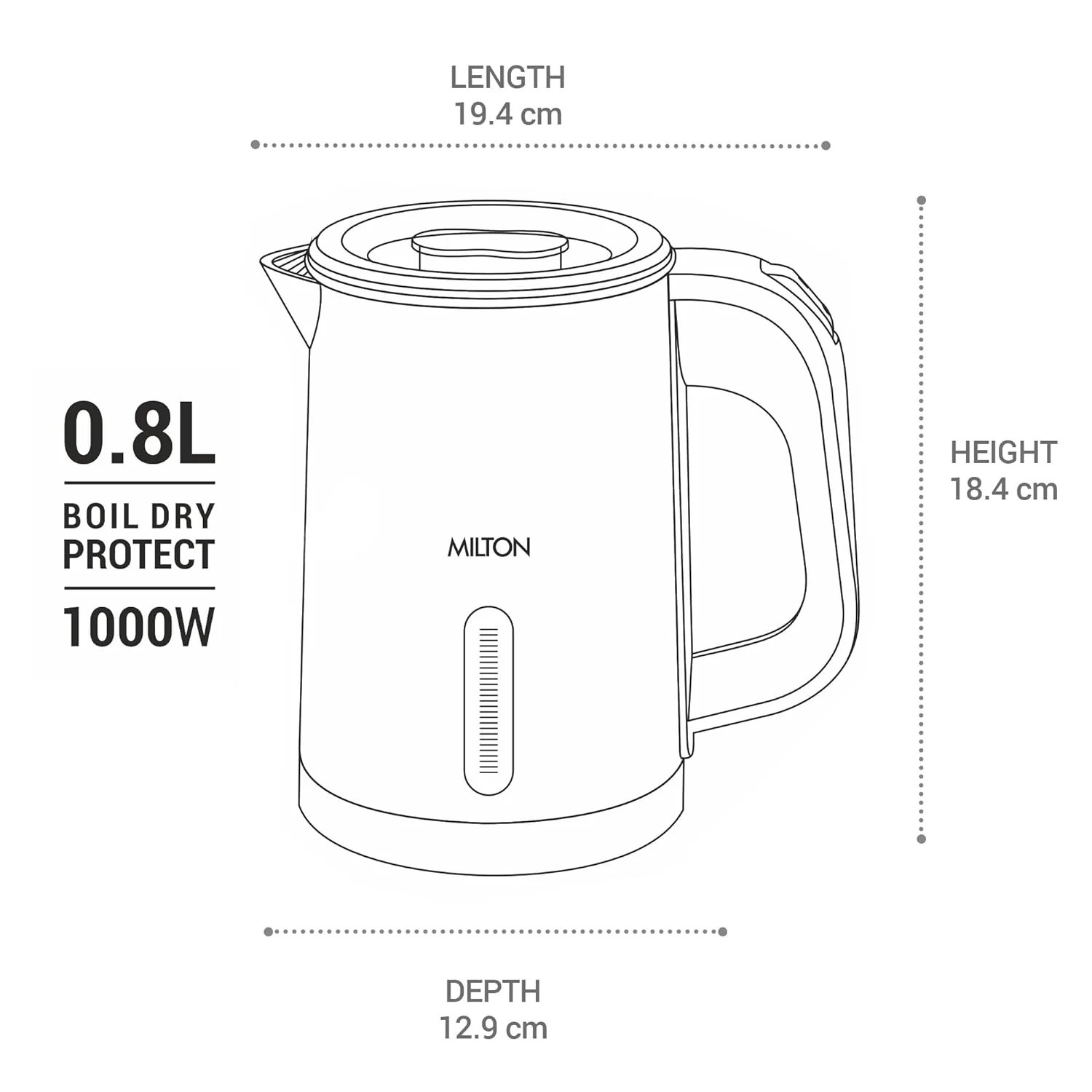 Companion Double Wall Electric Kettle (Milton) - Image 3