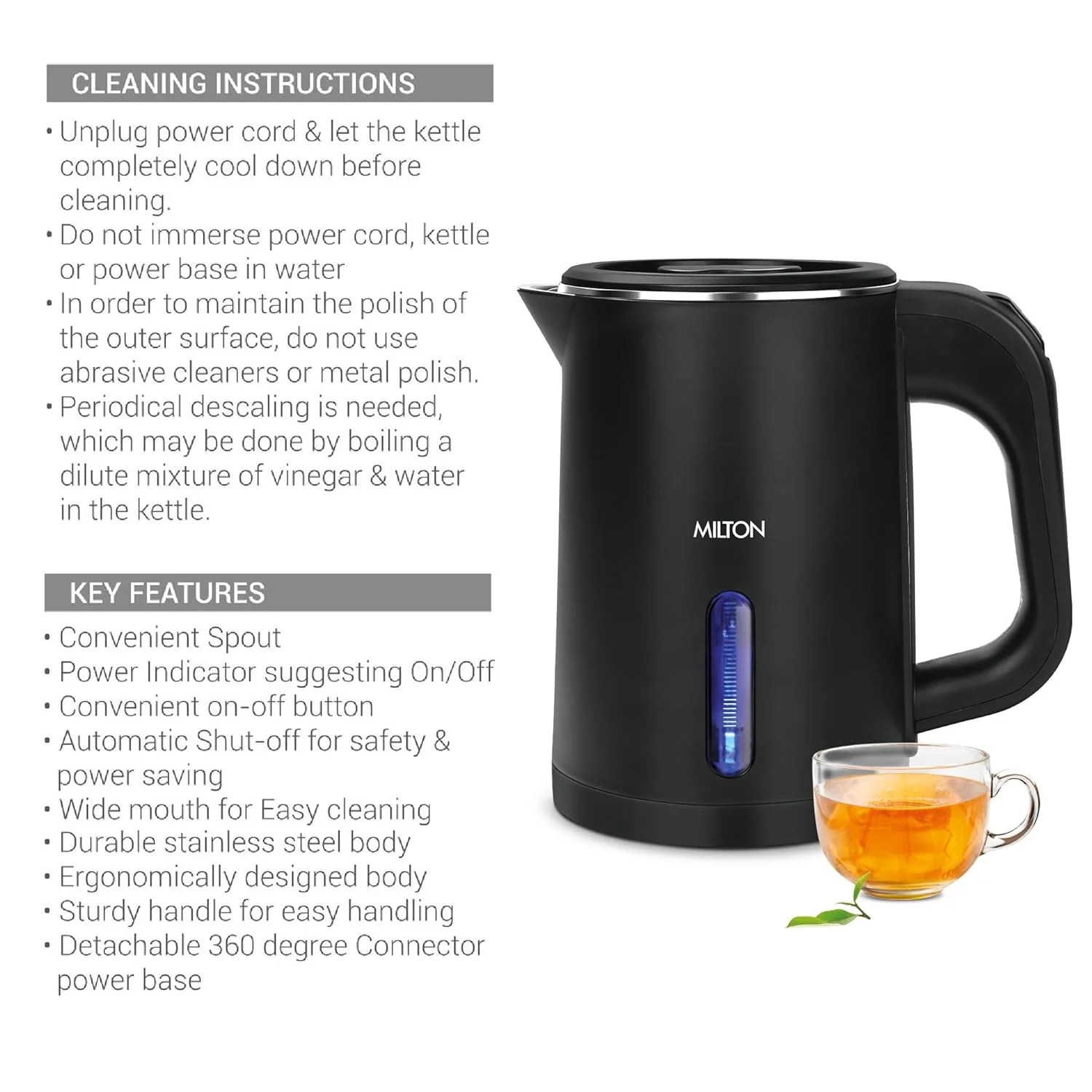 Companion Double Wall Electric Kettle (Milton) - Image 8