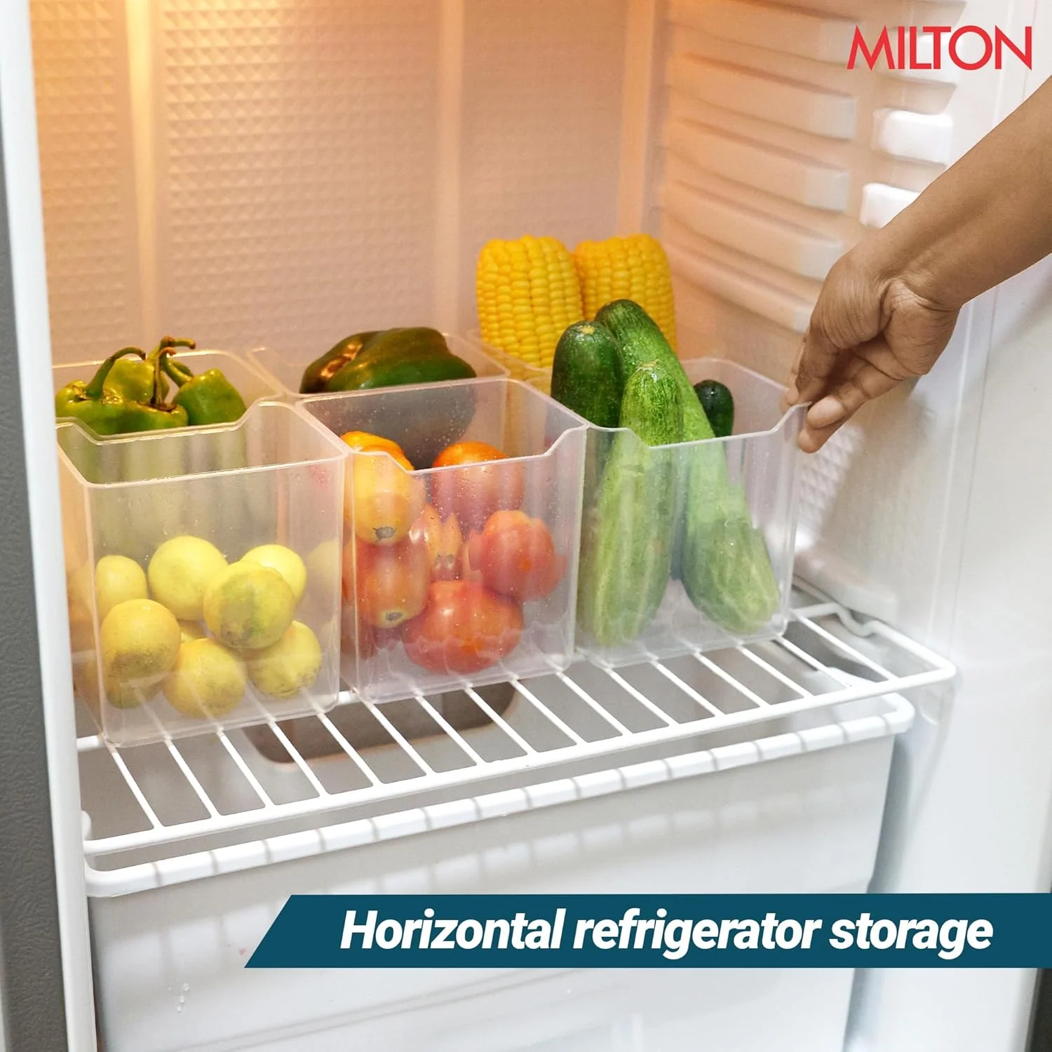 Cryo Fridge Storage Containers for Door – Set of 6 (Milton) - Image 2