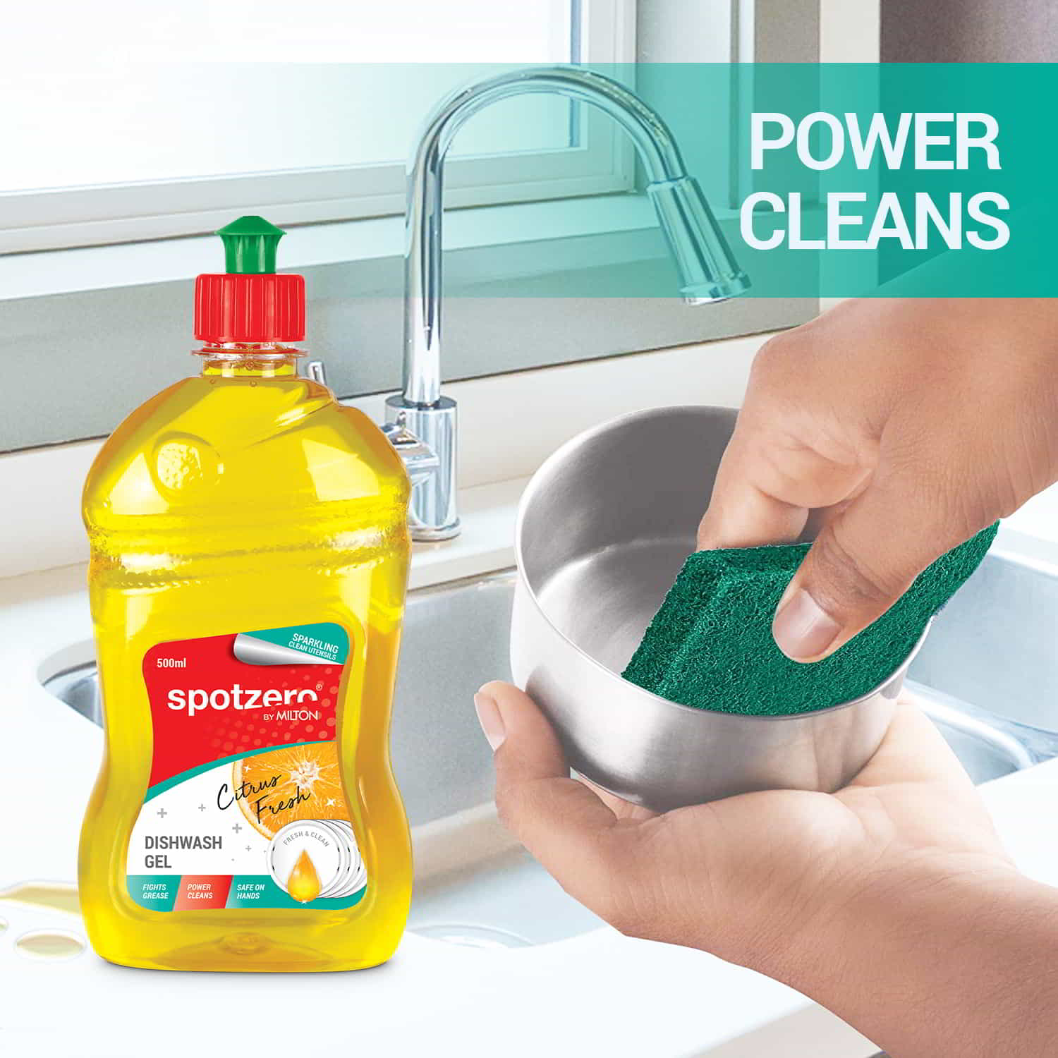 Dishwash Gel (Spotzero by Milton) - Image 7