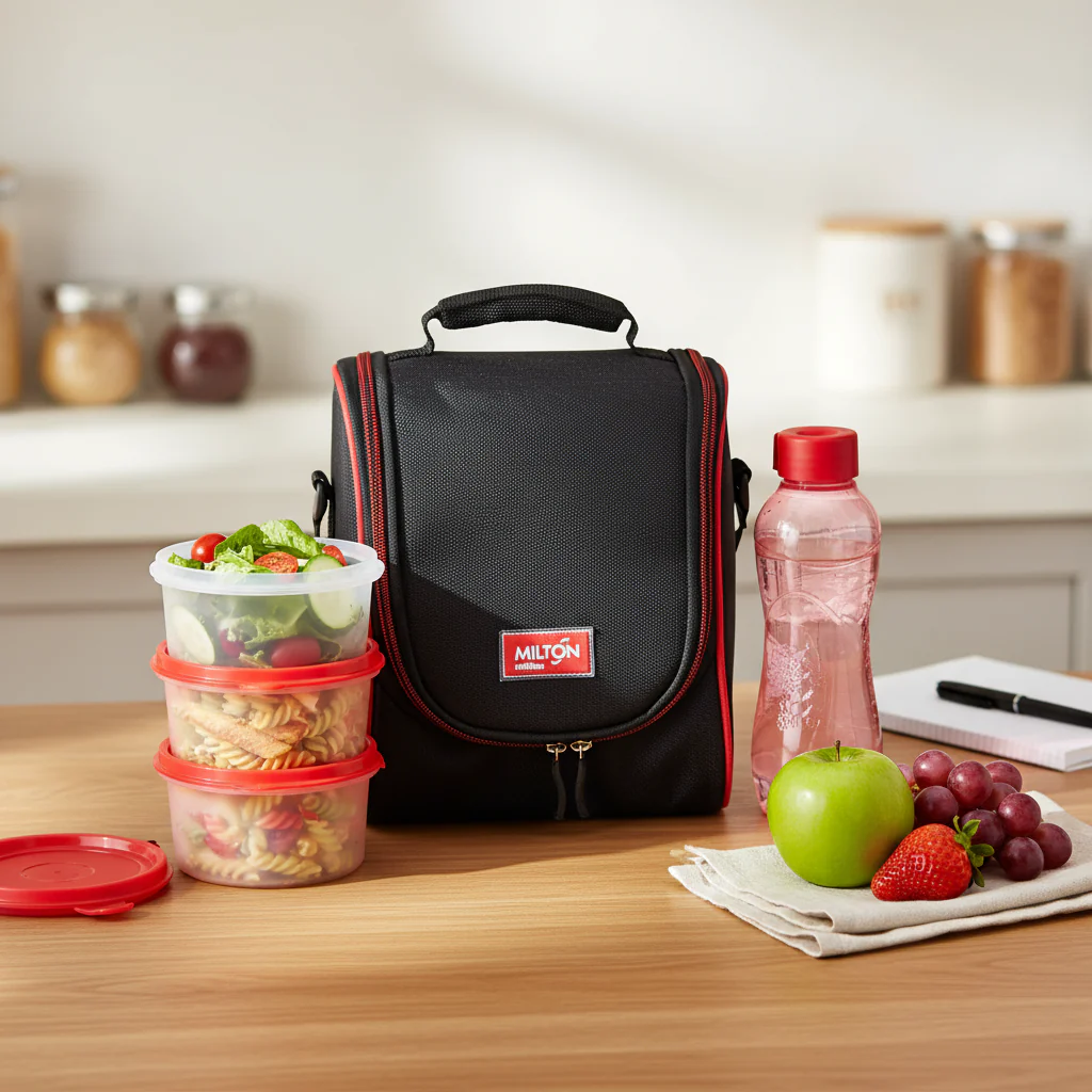Full Meal Lunch Box And Bottle Set (Milton)