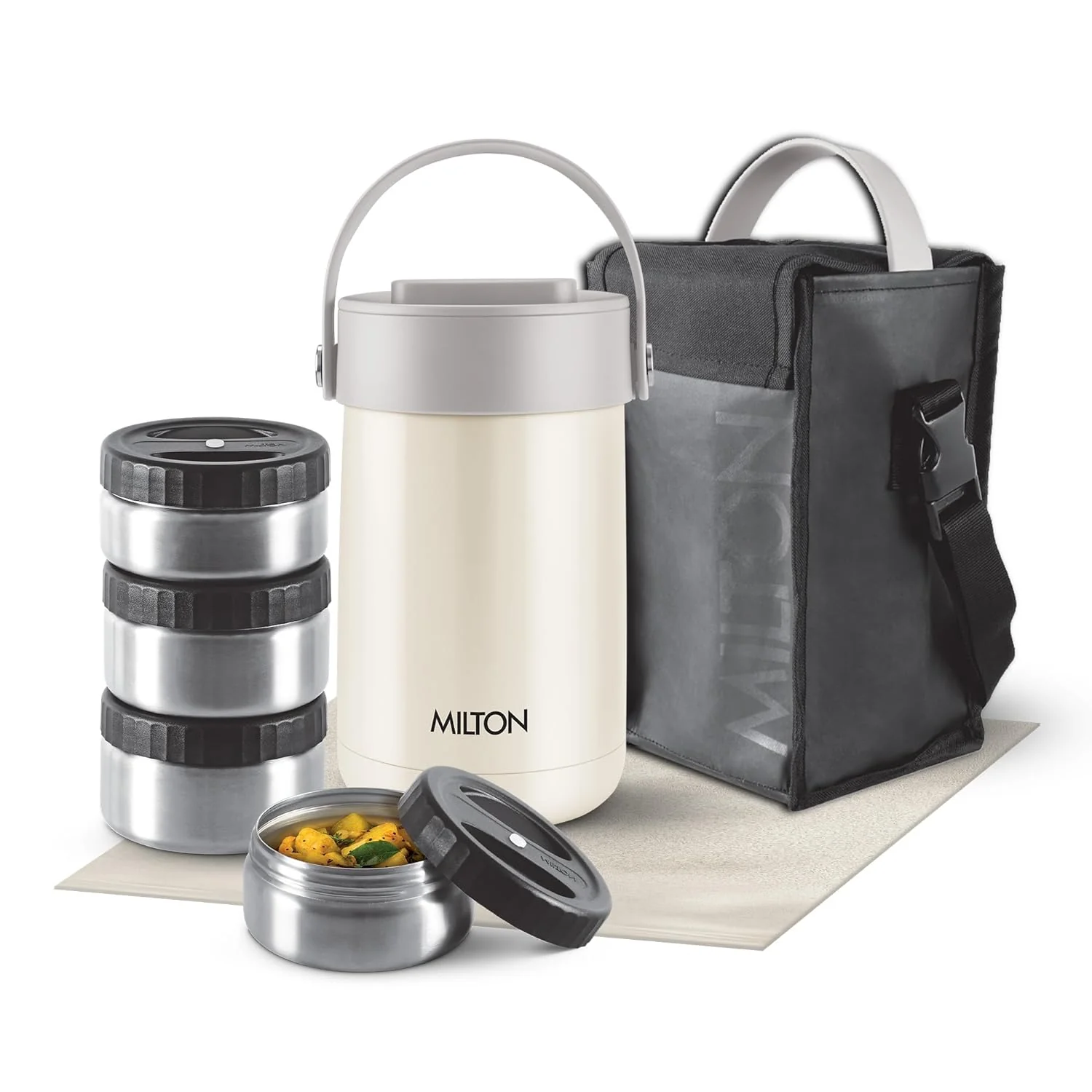 Glamour Thermosteel Stainless Steel Tiffin Box (Milton) - Image 11