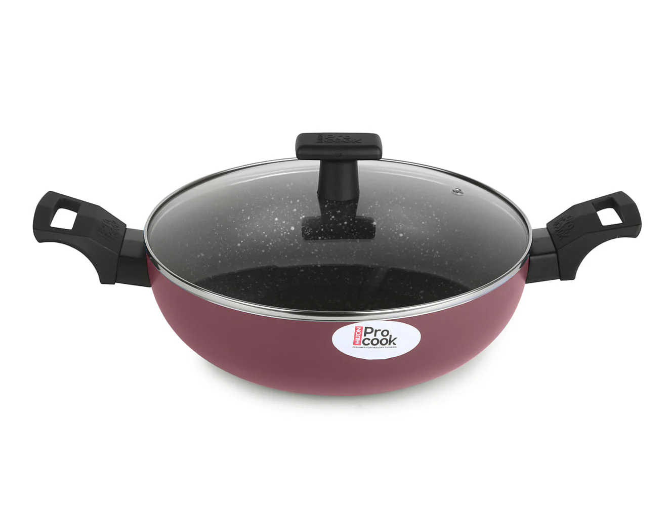Granito-Induction Kadhai Glass Lid (Milton Procook) - Image 5