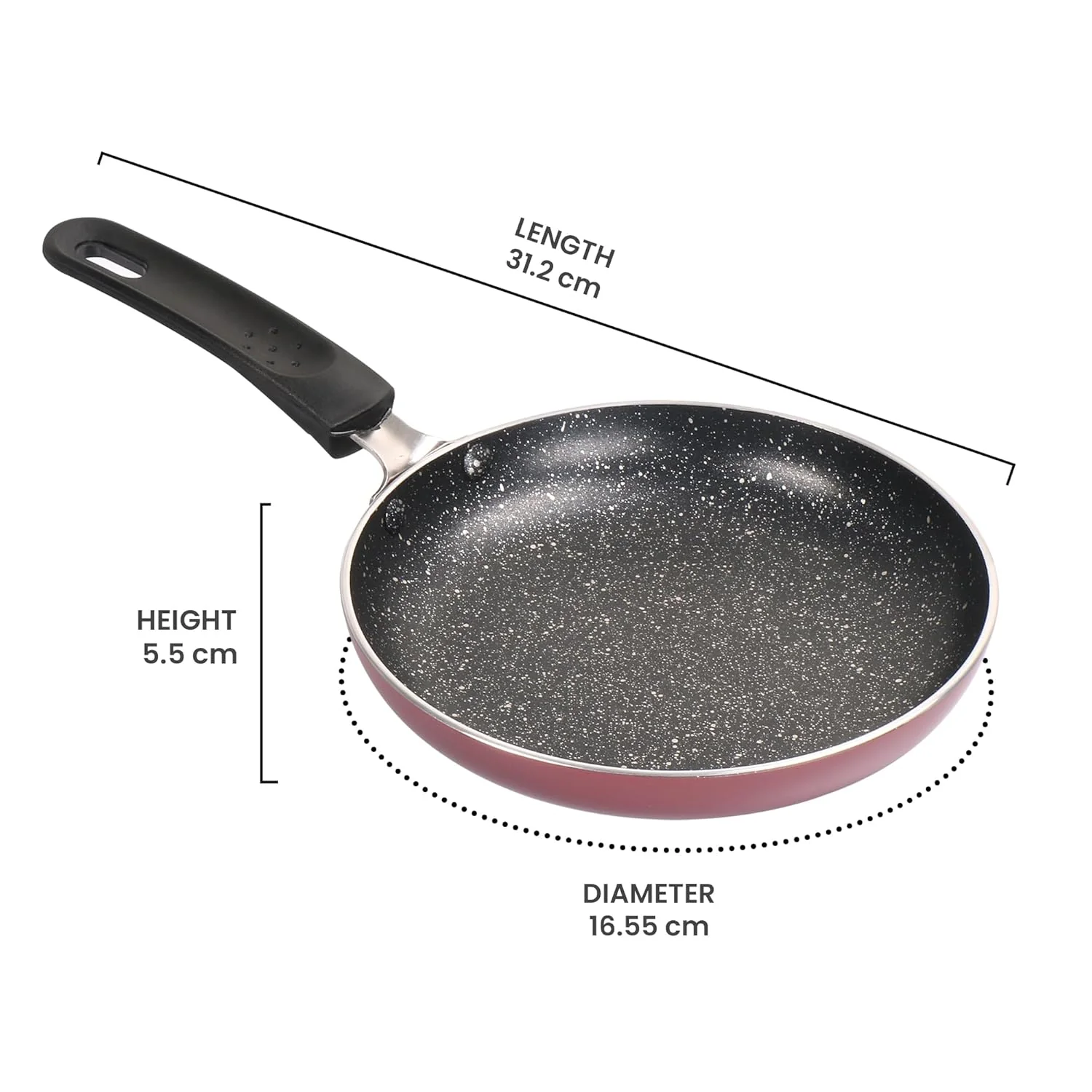 Granito Non induction Fry Pan (Procook by Milton) - Image 3