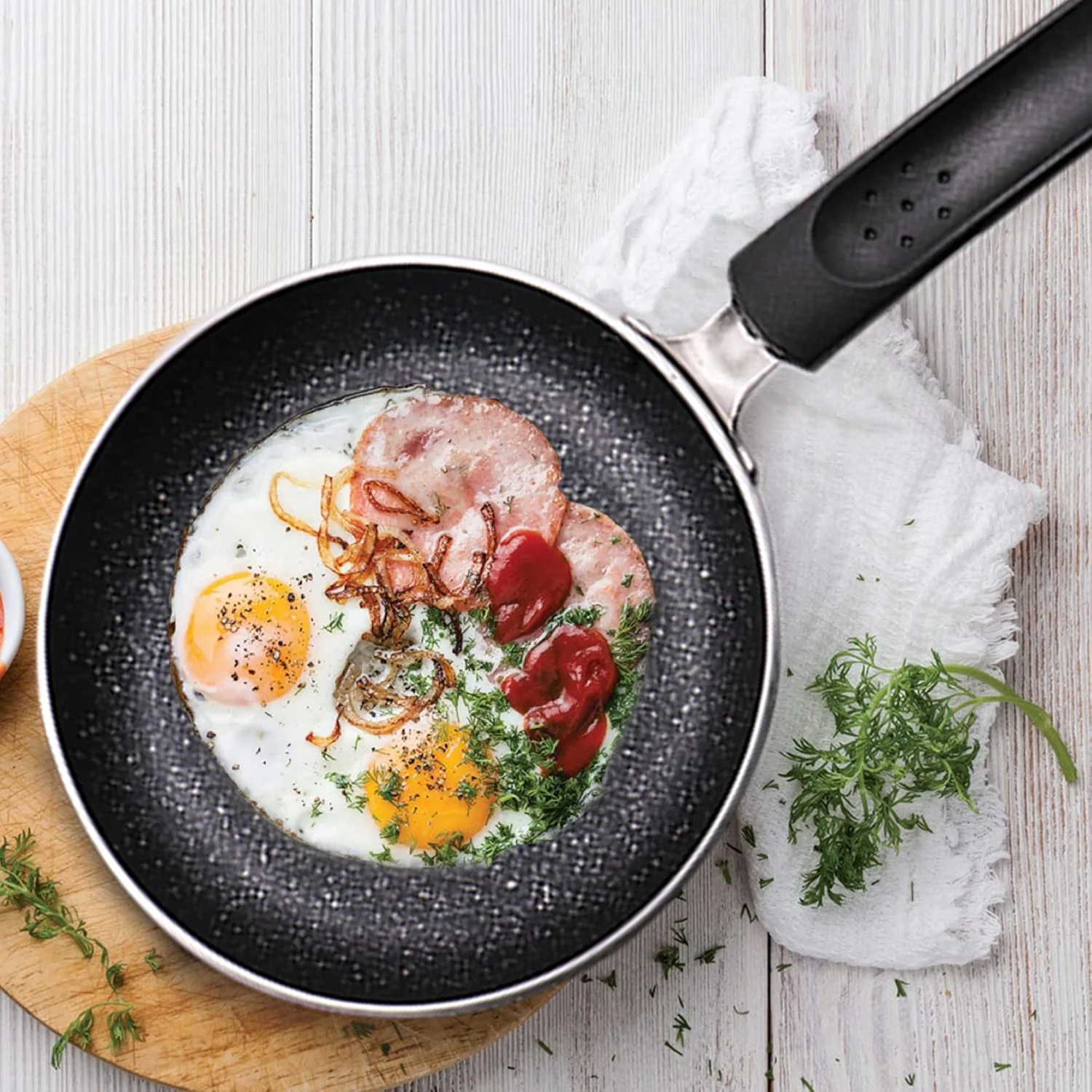 Granito Non induction Fry Pan (Procook by Milton) - Image 8