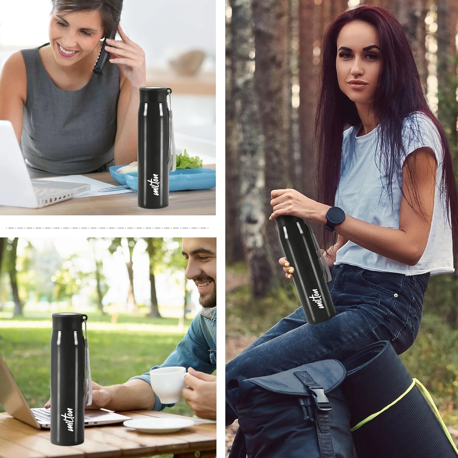 Handy Stainless Steel Bottle (Milton) - Image 4