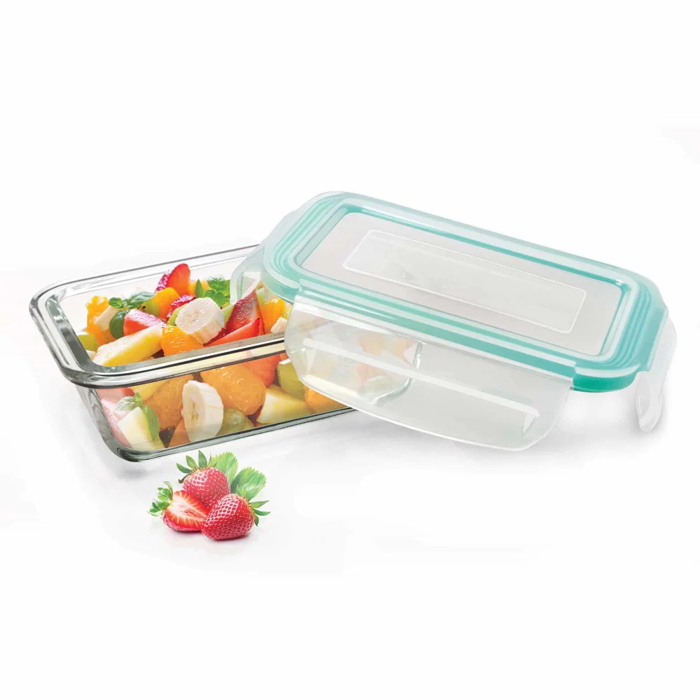 Hi Borosilicate Clip Fresh Rectangular Container (Treo by Milton) - Image 2