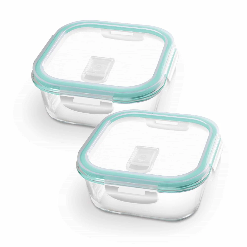 Hi Borosilicate Clip Fresh Square Container (Treo by Milton) - Image 7