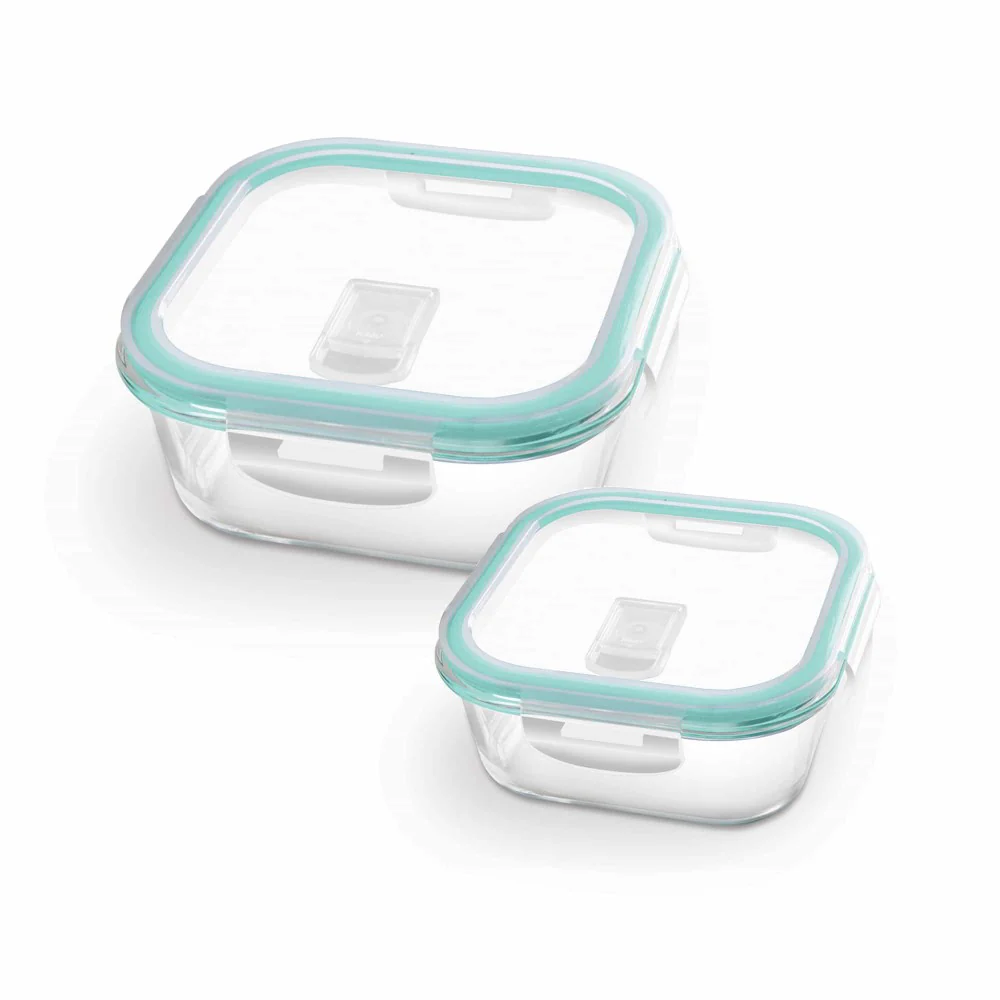 Hi Borosilicate Clip Fresh Square Container (Treo by Milton) - Image 8
