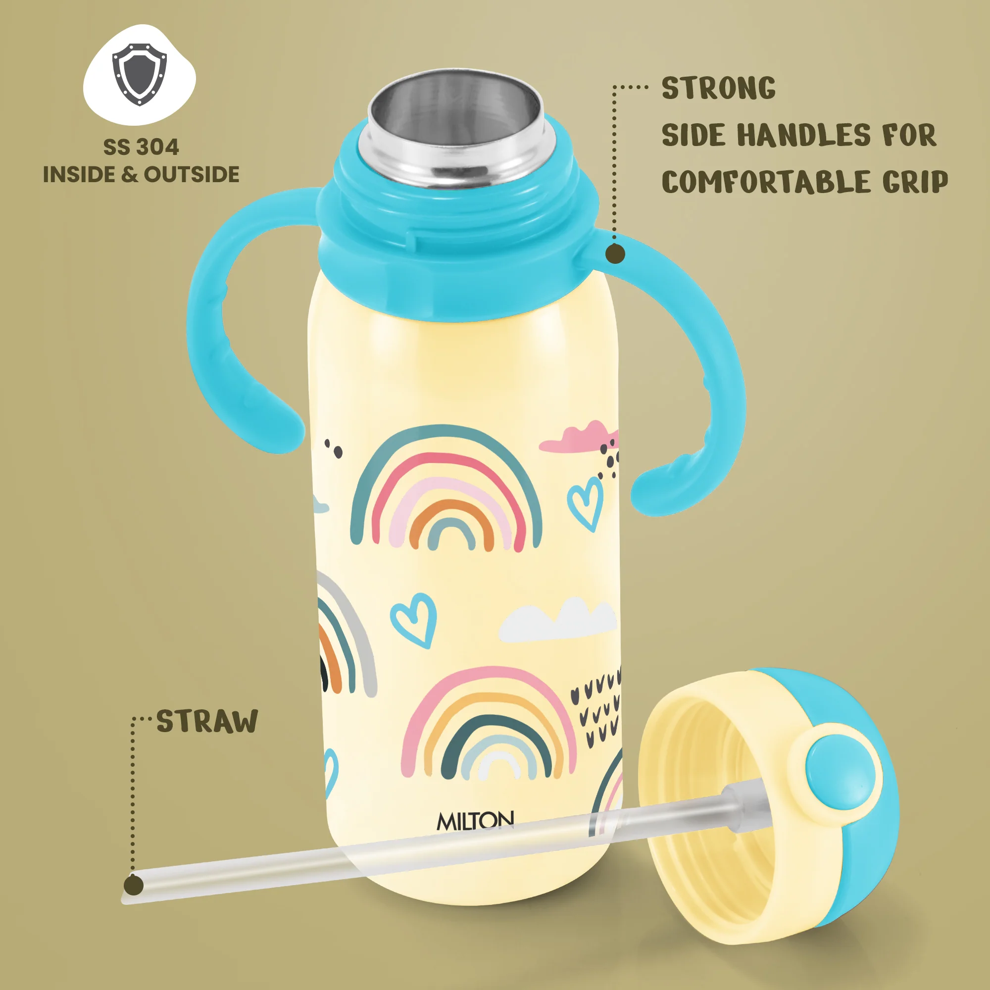 Kiddo Thermosteel Kids Water Bottle (Milton) - Image 4