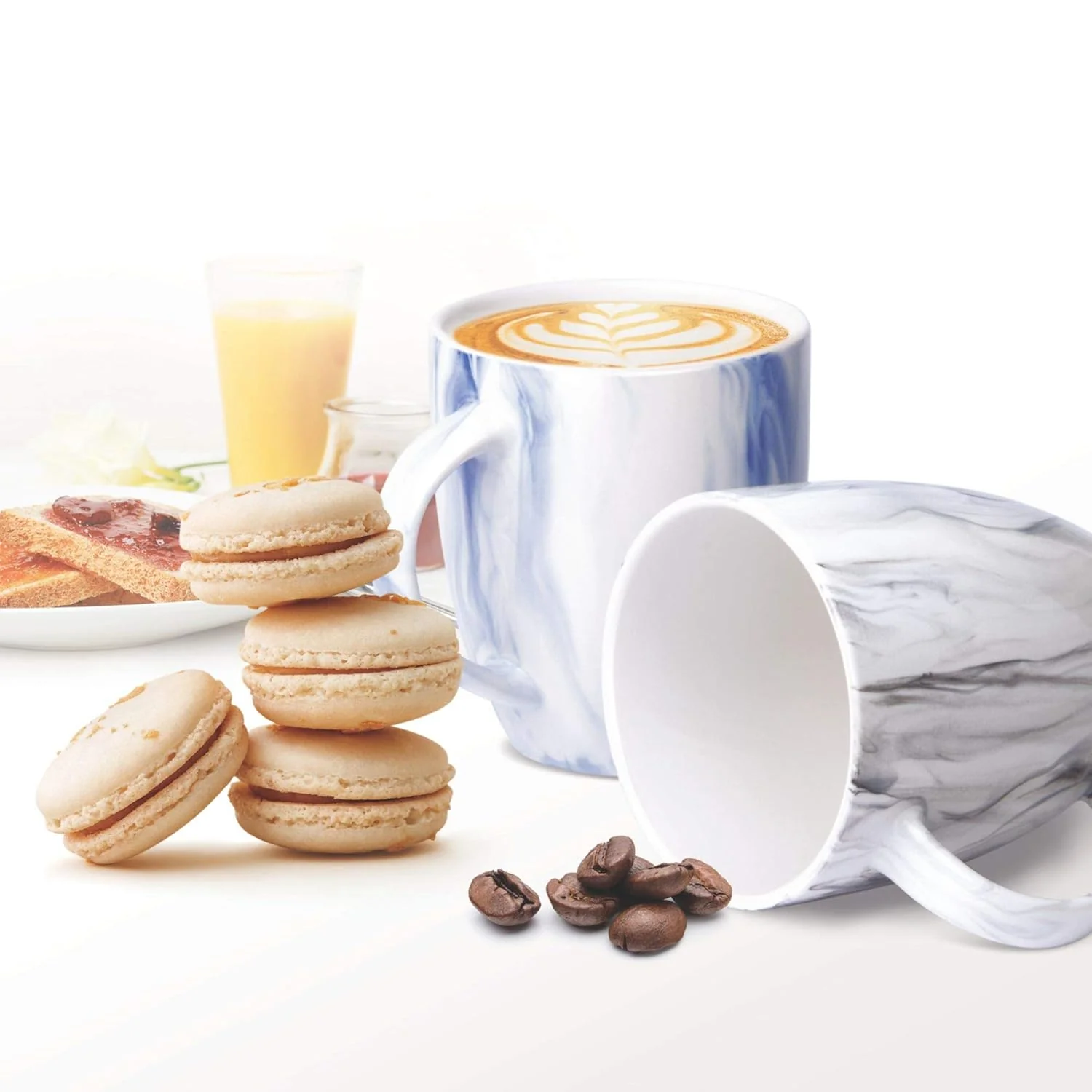 Marble Mug, 240 ml, Set of 6 (Treo by Milton) - Image 3
