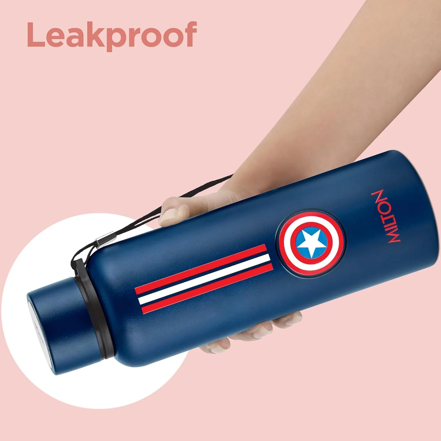 Marvel Captain America Artedge Water Bottle (Milton) - Image 7