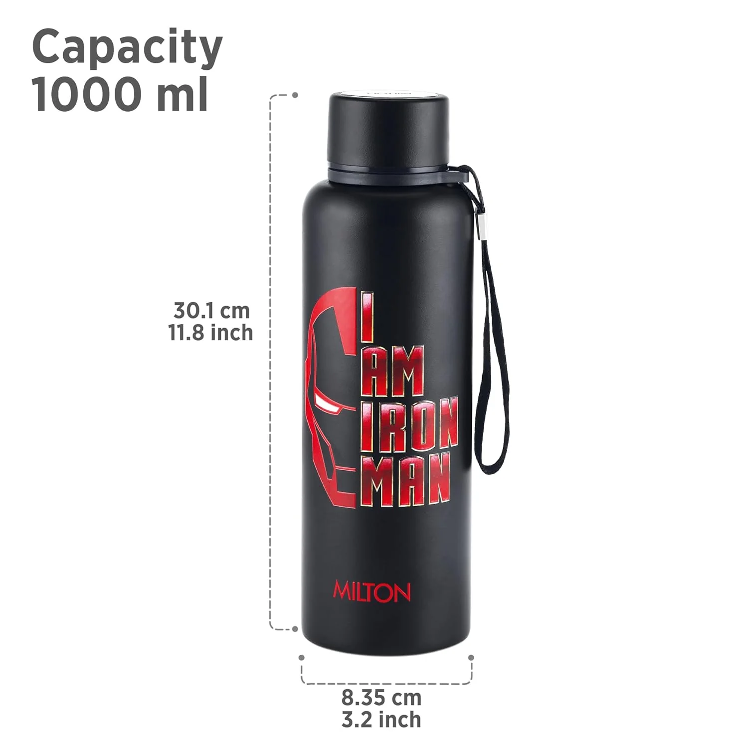 Marvel Iron Man Artedge Water Bottle (Milton) - Image 4