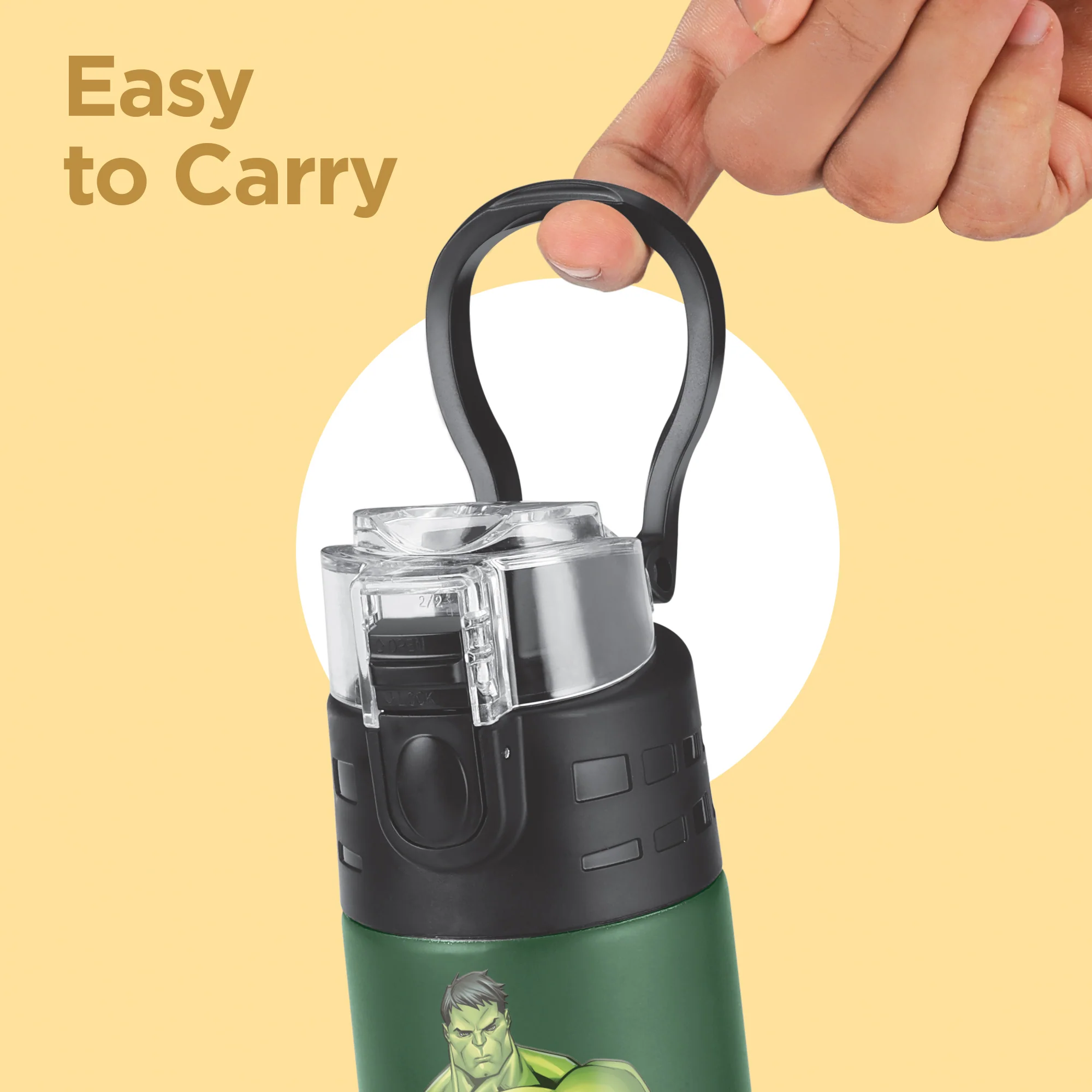 Marvel Mighty Hulk Thermosteel Bottle (Milton) - Image 8