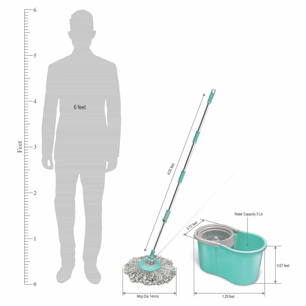 Mini Spin Mop (Spotzero by Milton) - Image 5