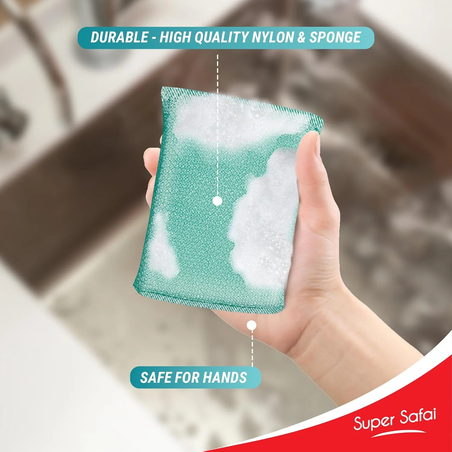 Non Stick Utensil Scrubber (Spotzero by Milton) - Image 2