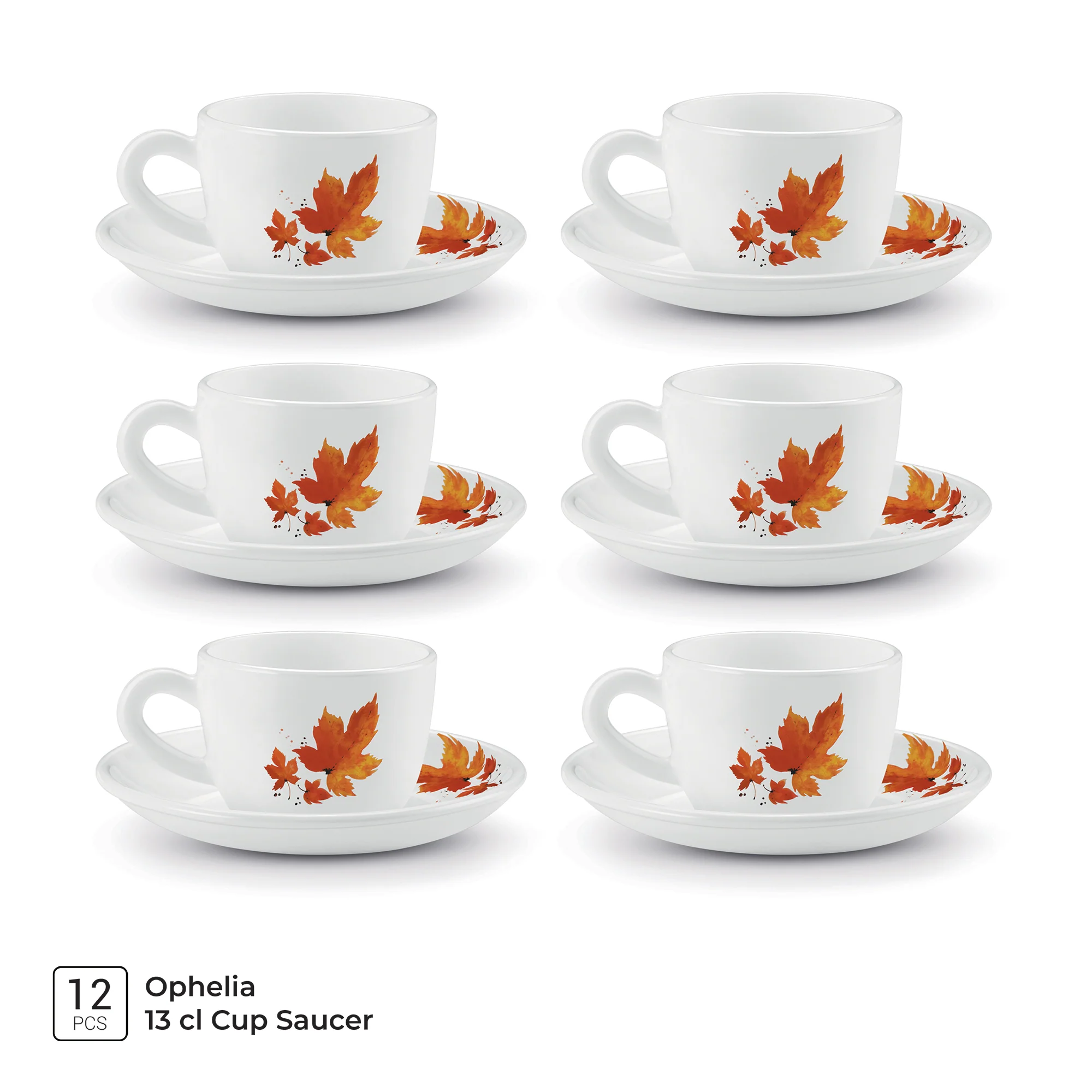 Ophelia 13 CL Cup Saucer Set - MAPELLE (Treo by Milton) - Image 4