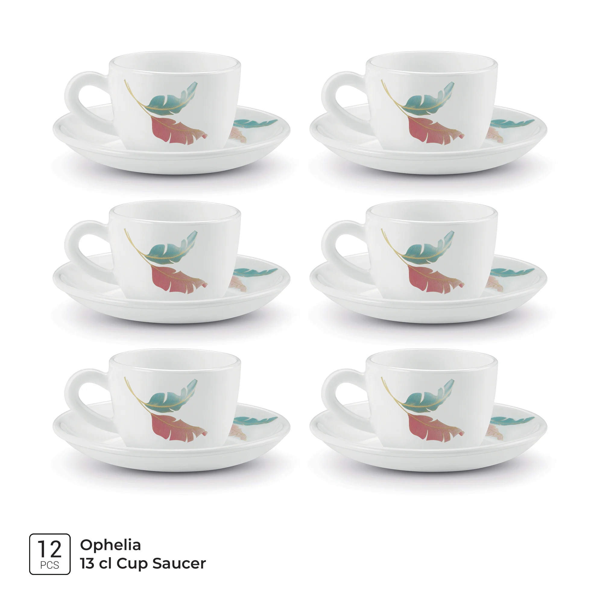 Ophelia 13 CL Cup Saucer Set - PALMA (Treo by Milton) - Image 3