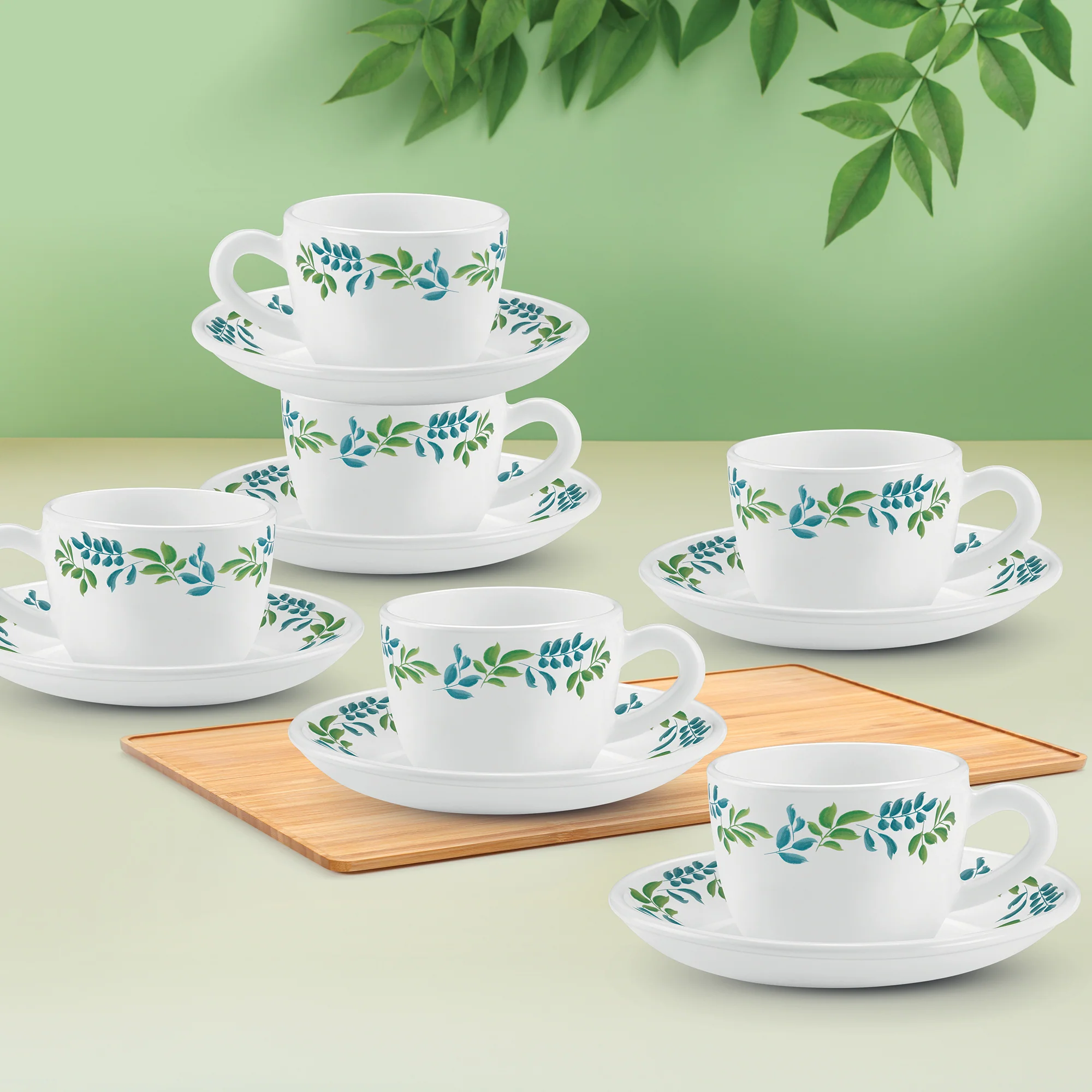 Ophelia 13 CL Cup Saucer Set - VERDINIA (Treo by Milton)