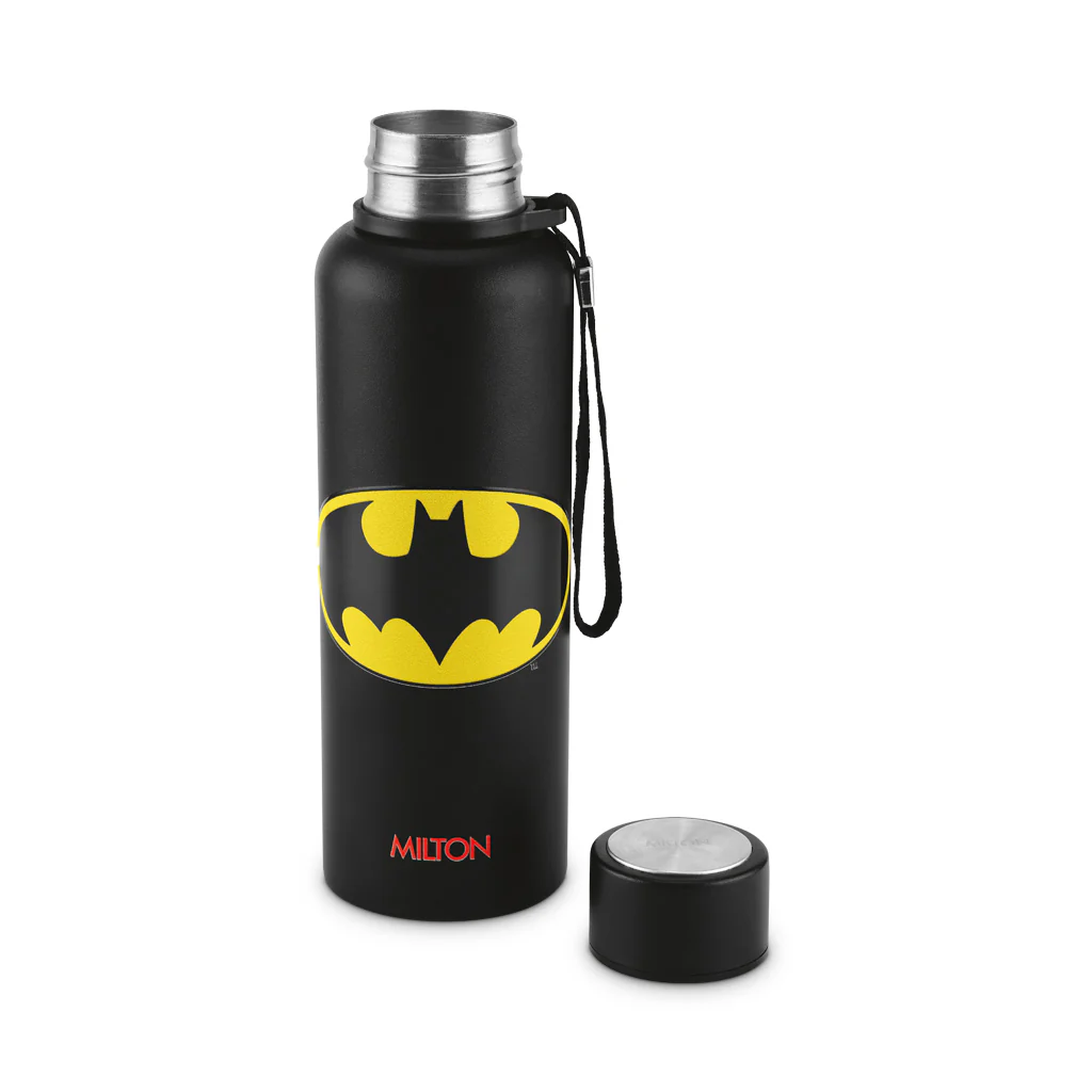 Personalized Batman 3D UV Printed Aura Thermosteel Bottle (Milton) - Image 3