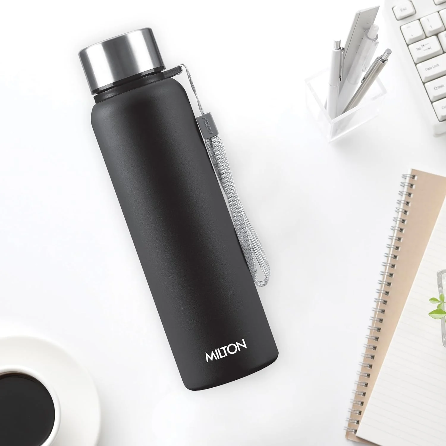 Personalized Brim Stainless Steel Bottle (Milton) - Image 2