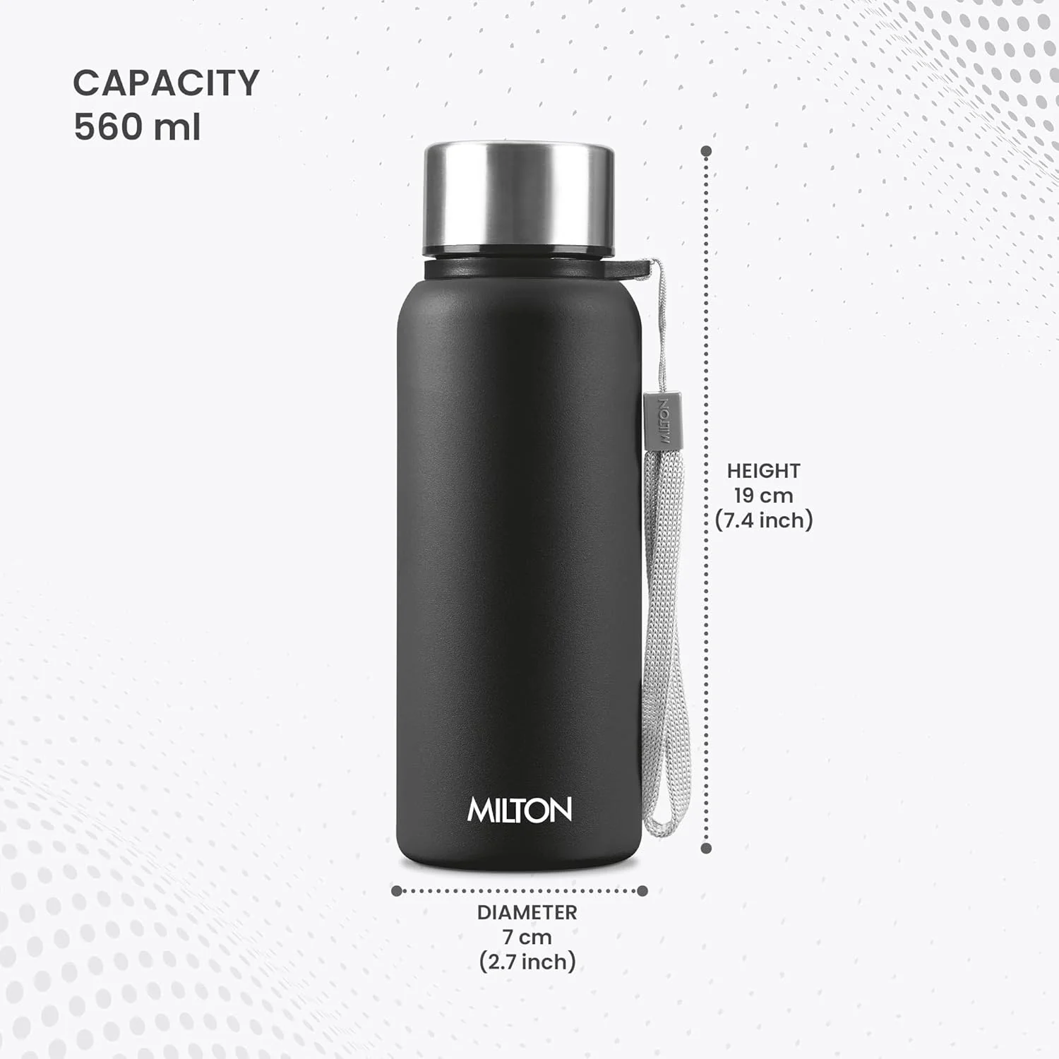 Personalized Brim Stainless Steel Bottle (Milton) - Image 6