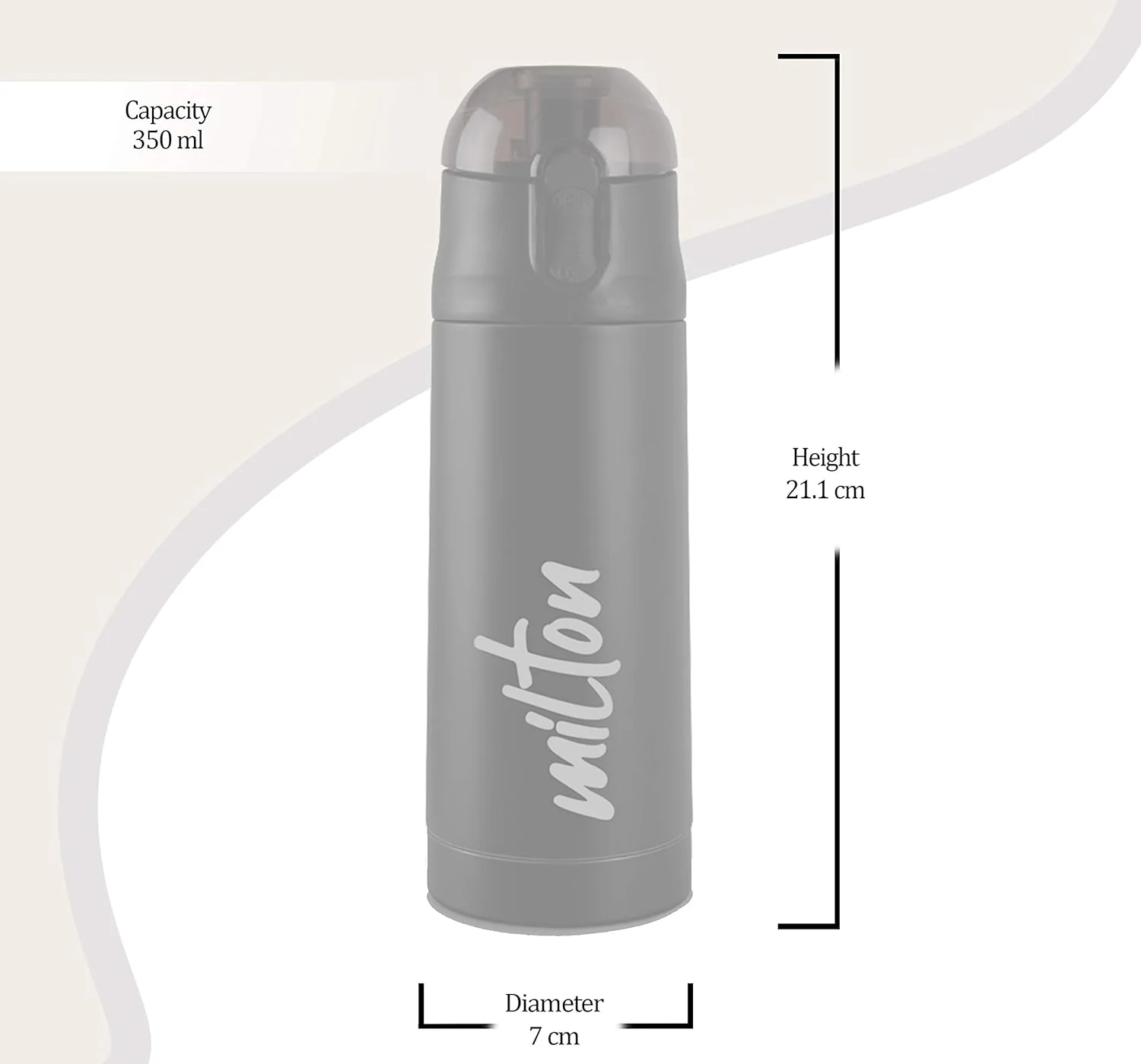Crown Thermosteel Bottle (Milton) - Image 3