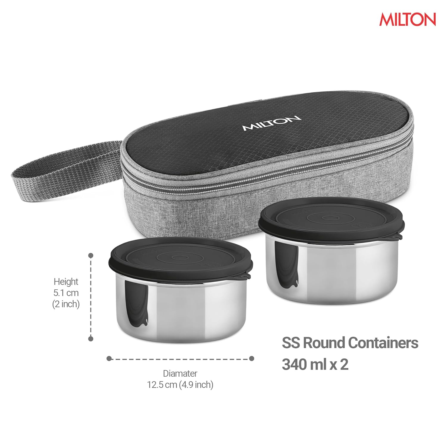 Plato Pack Small Flat Insulated Tiffin And Jacket (Milton) - Image 5