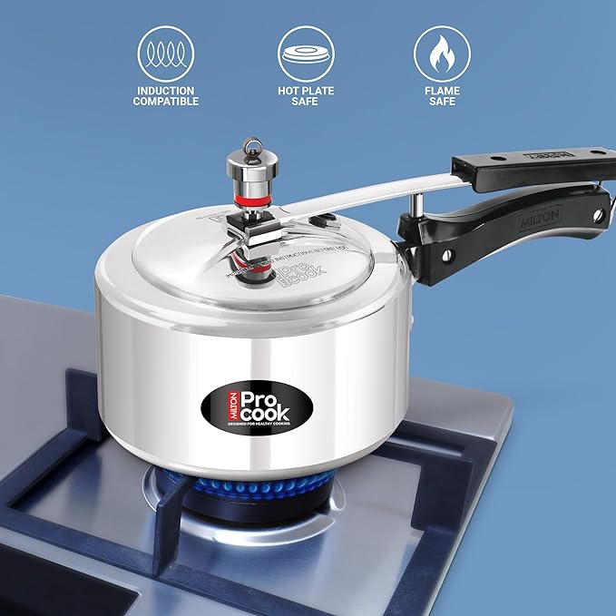 Pressure Cooker Inner Lid Aluminium Induction (Milton Procook) - Image 7