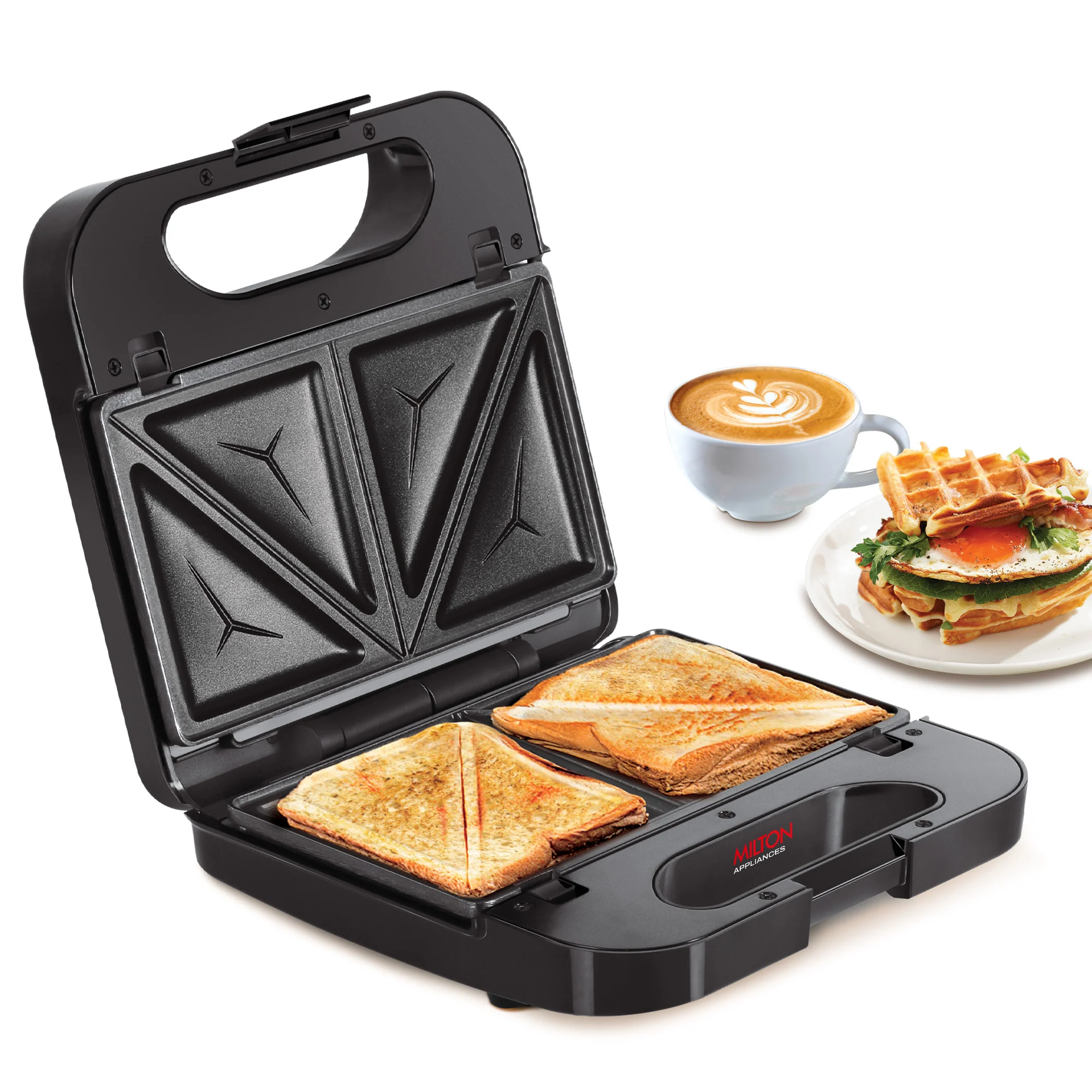 Wodden Sandwich Griller HSM003 3-IN-1 (Milton) - Image 9