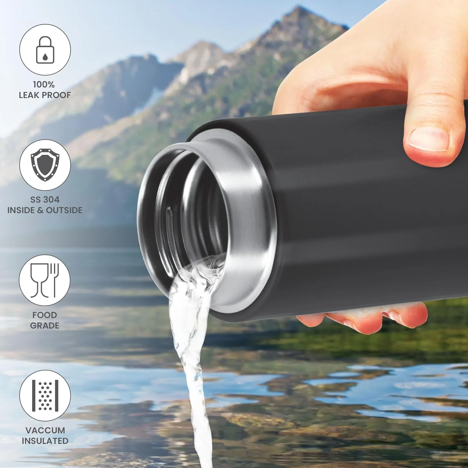 Shiny Hot and Cold Thermosteel Bottle - Image 6