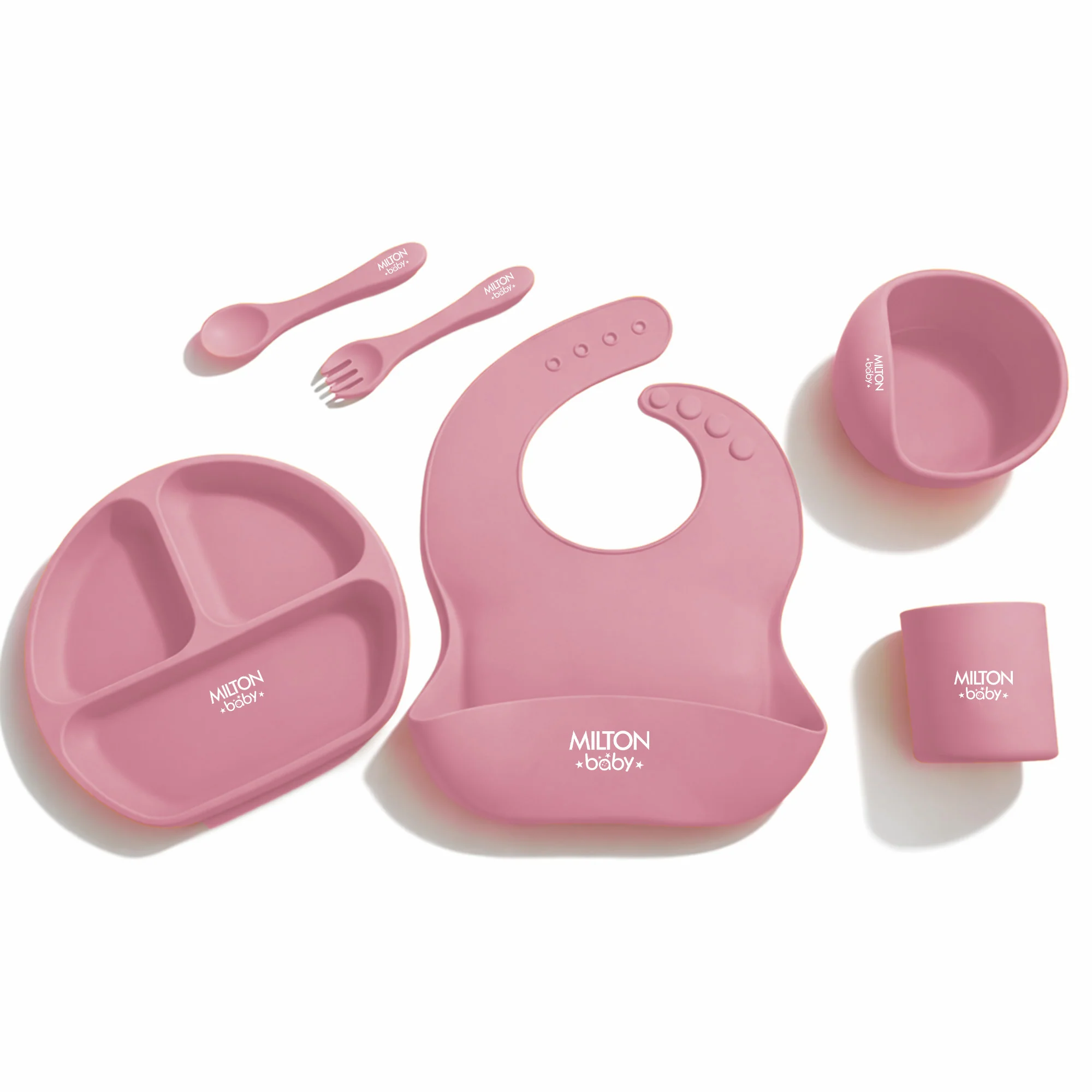 Silicone Feeding 6 Pcs Set For Baby (Milton) - Image 3