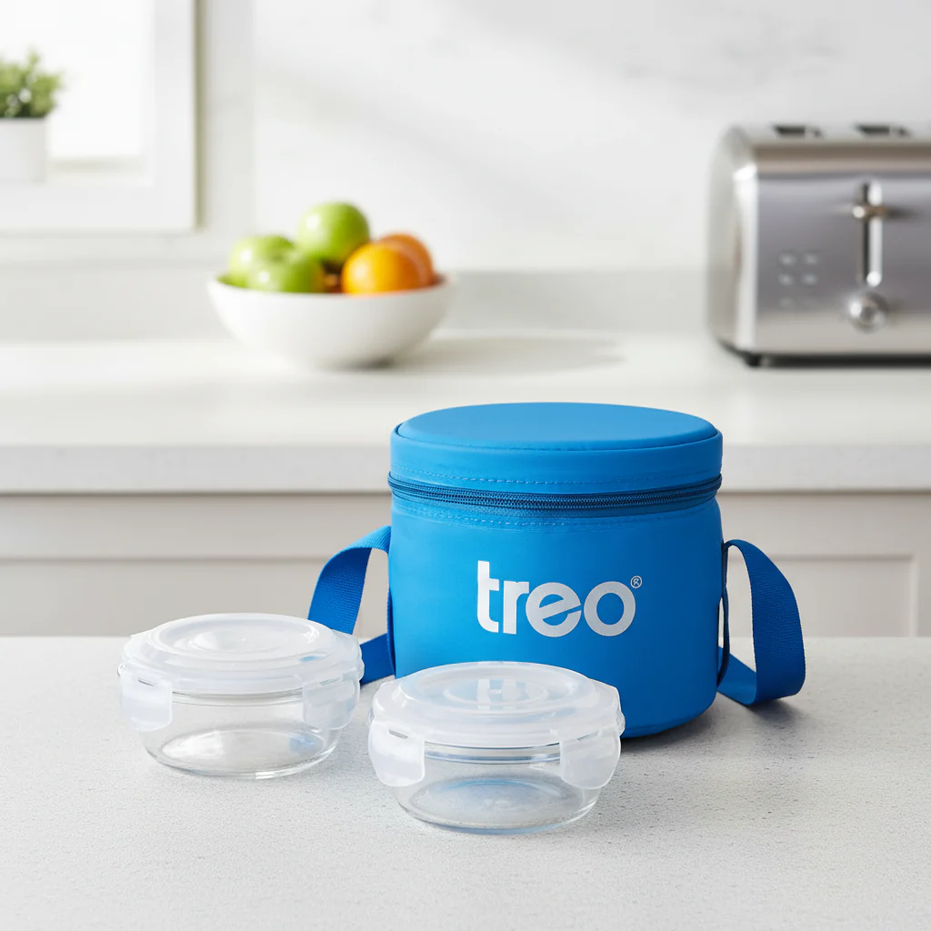 Sky Lite Borosilicate Round Tiffin (Treo By Milton)