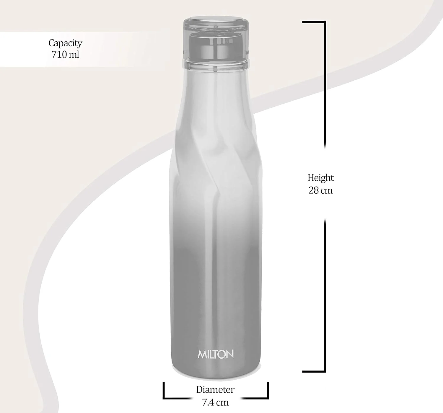 Spiral Thermosteel Bottle (Milton) - Image 3
